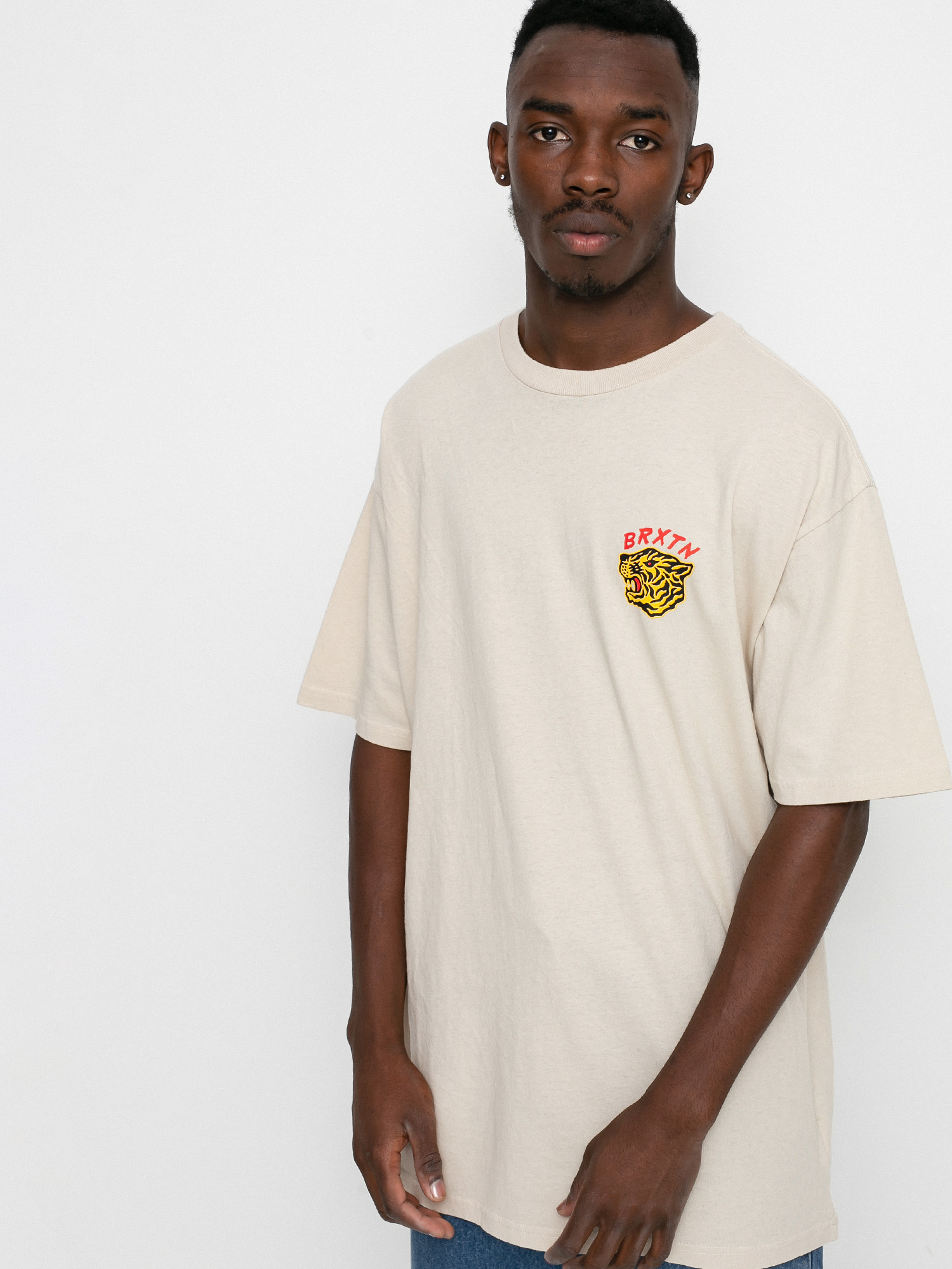 Brixton Kit Stt póló (natural worn wash)