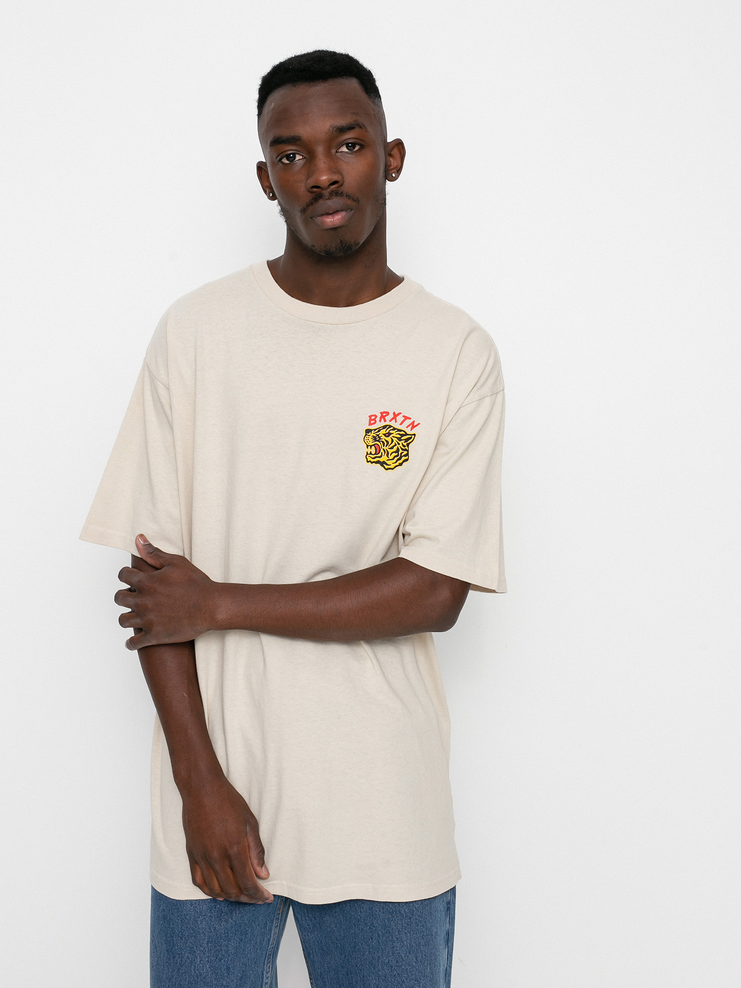 Brixton Kit Stt póló (natural worn wash)