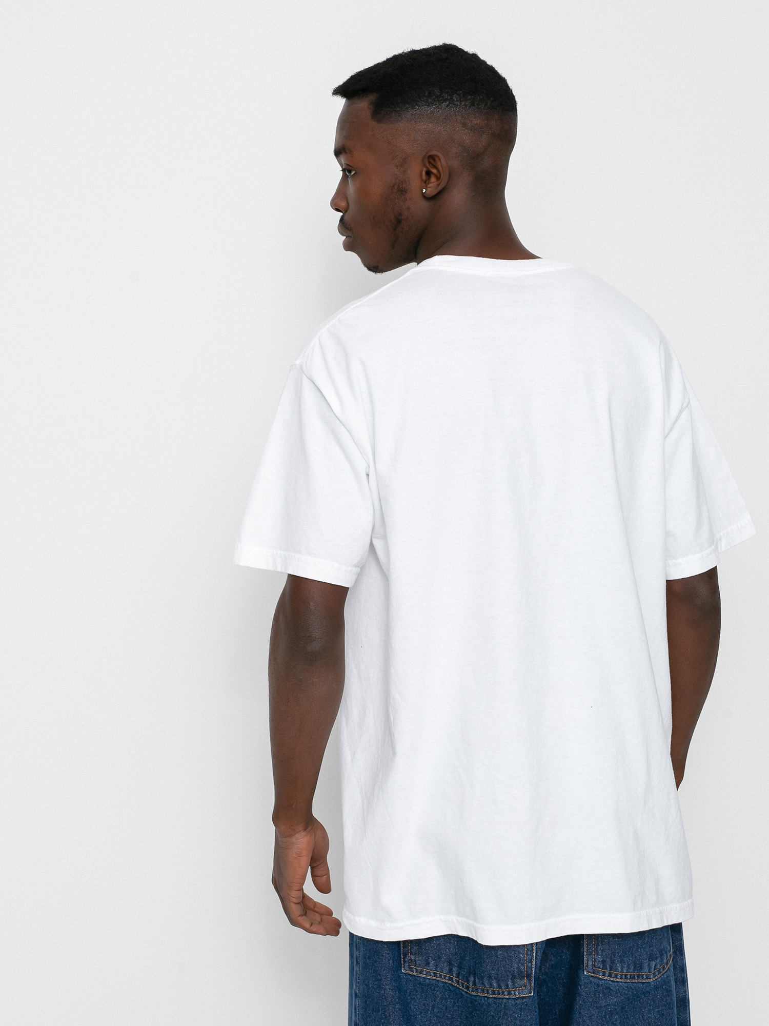 Brixton Service Stt póló (white garment dye)