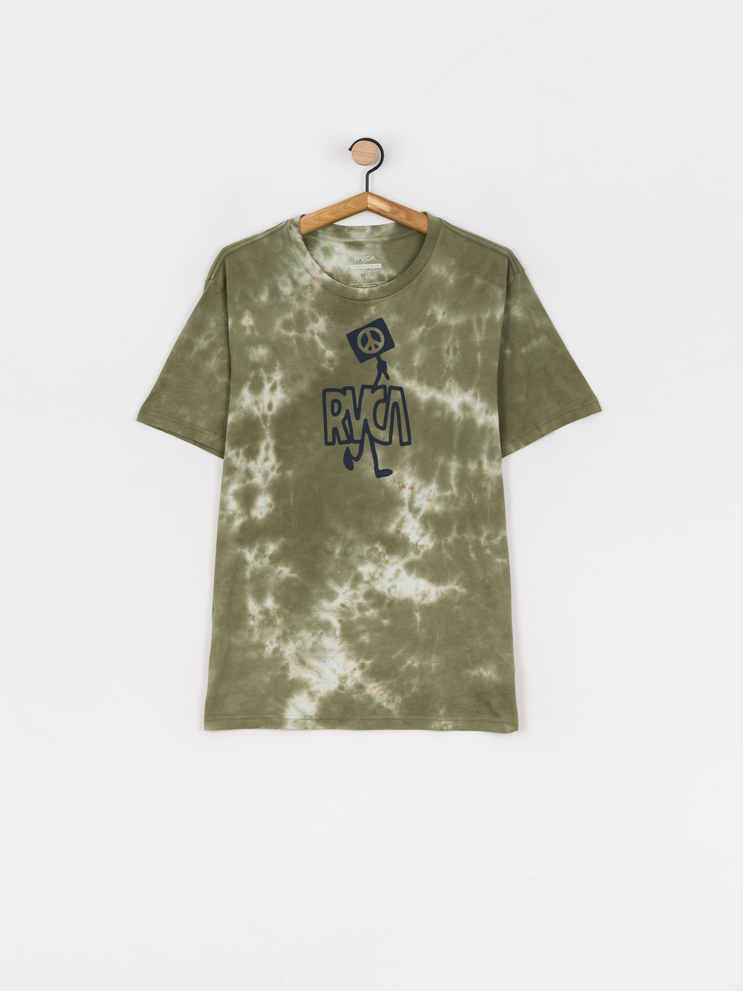 RVCA Peace Out Póló (green)