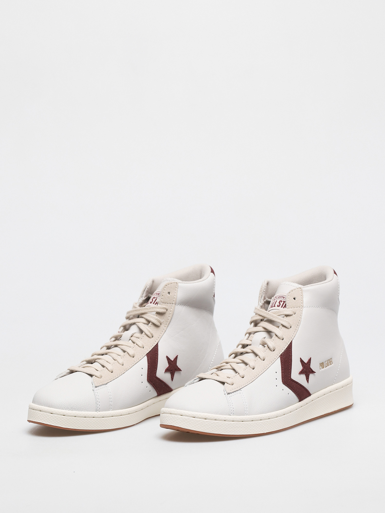 Converse Pro Leather Gold Standard Cipők (white/maroon)