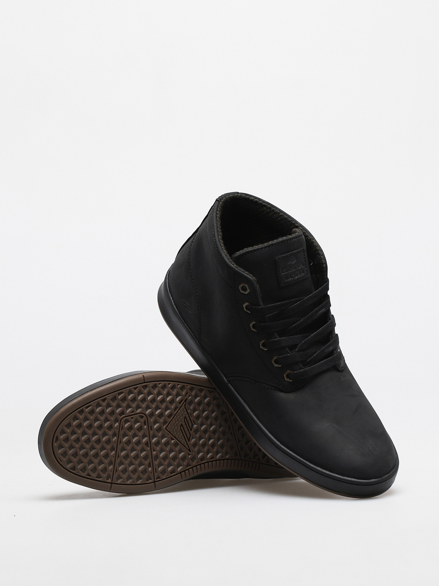 Emerica Romero Laced High Cipők (black/black/gum)