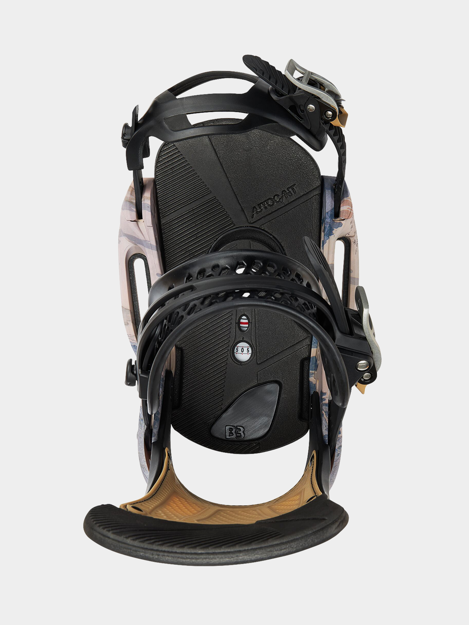 Férfi Burton Malavita Est Snowboard kötés (dark gray/print)