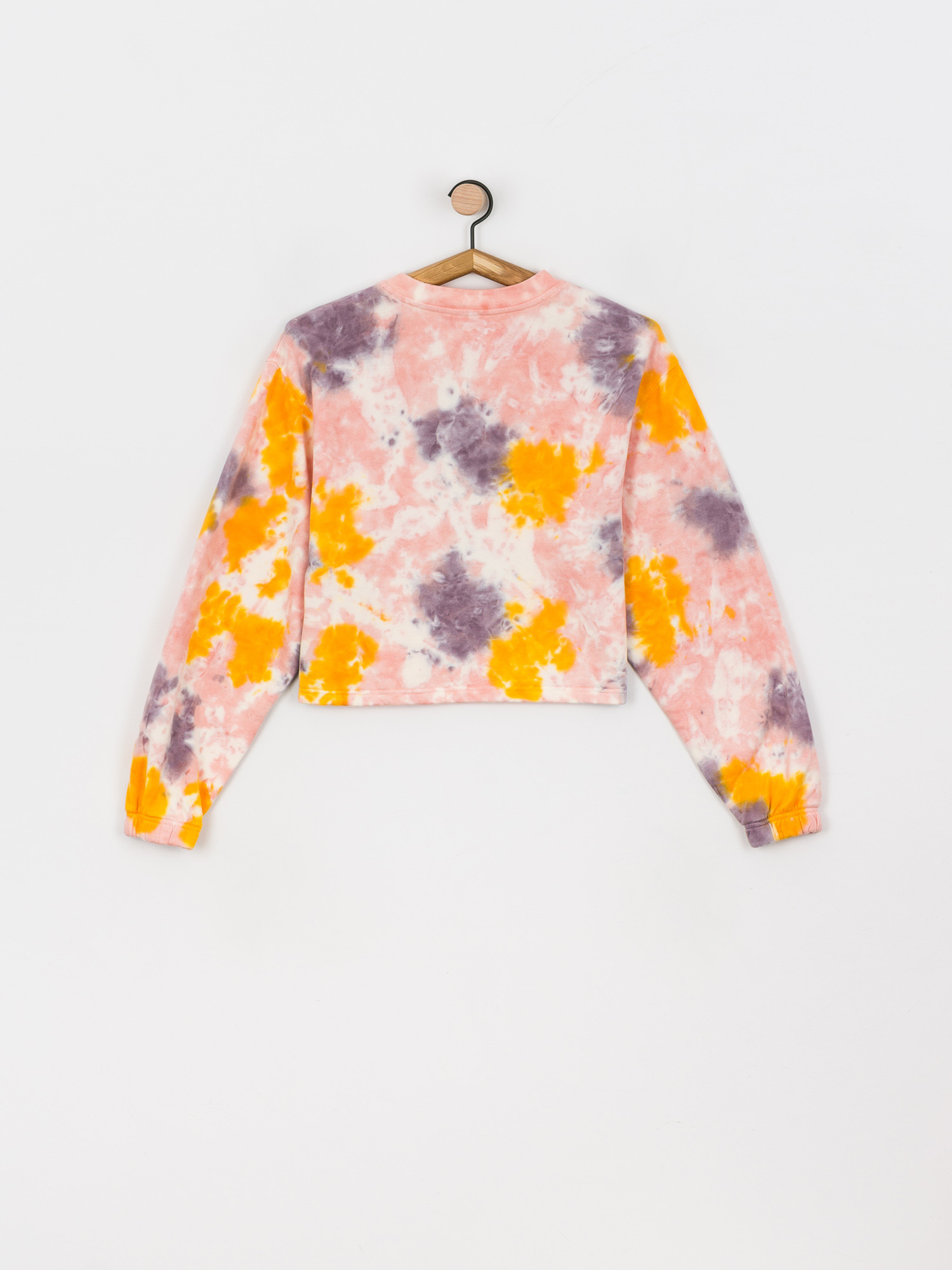 Vans Grunge Wash Crop Crew Pulóver Wmn (purple dove)