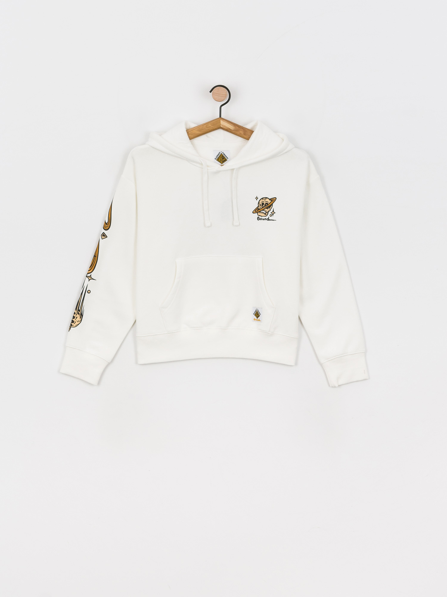 Element Transender W HD Kapucnis pulóver Wmn (optic white)