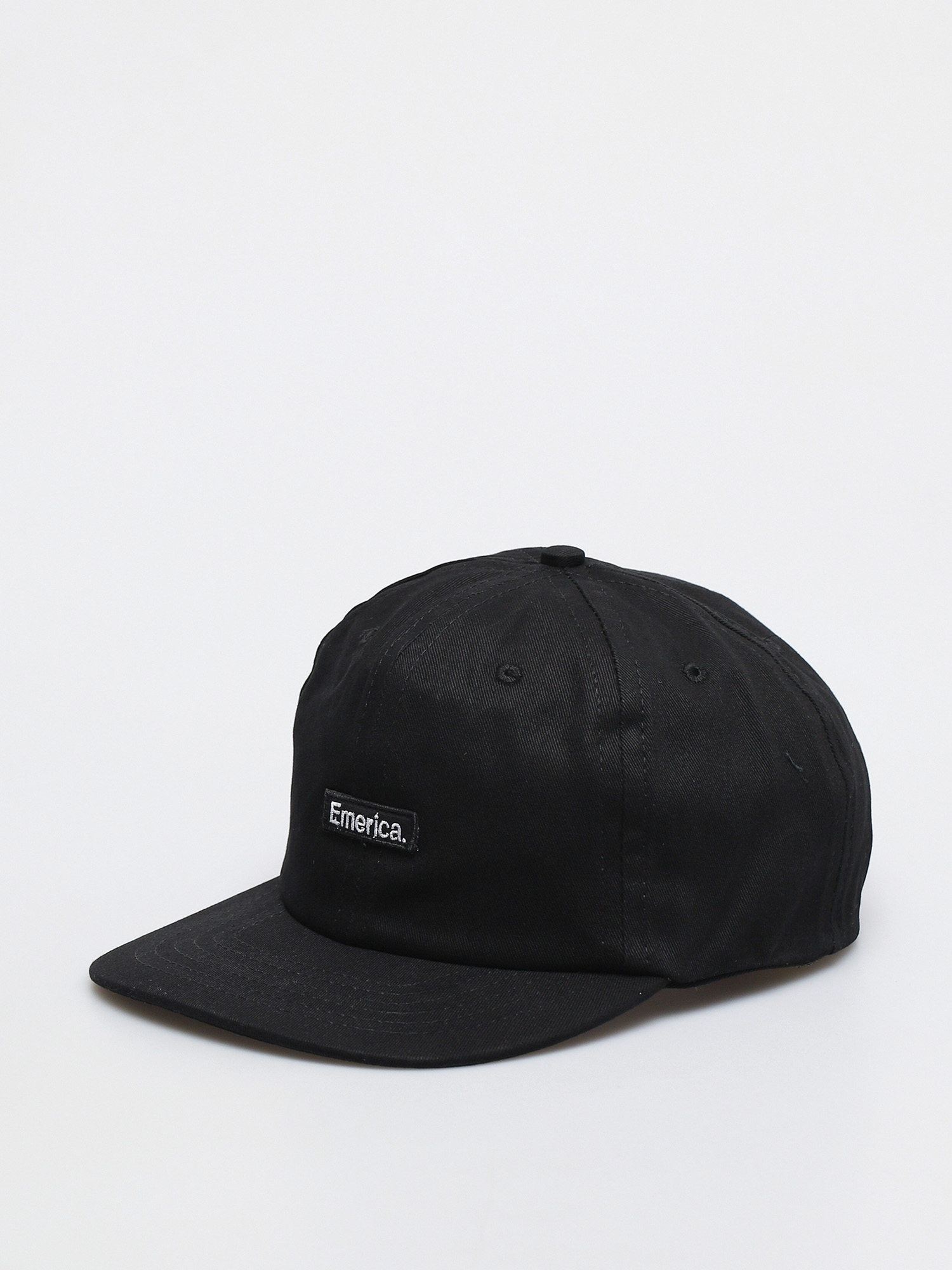 Emerica Pure Patch 6 Panel Snapback Baseball sapka (black)