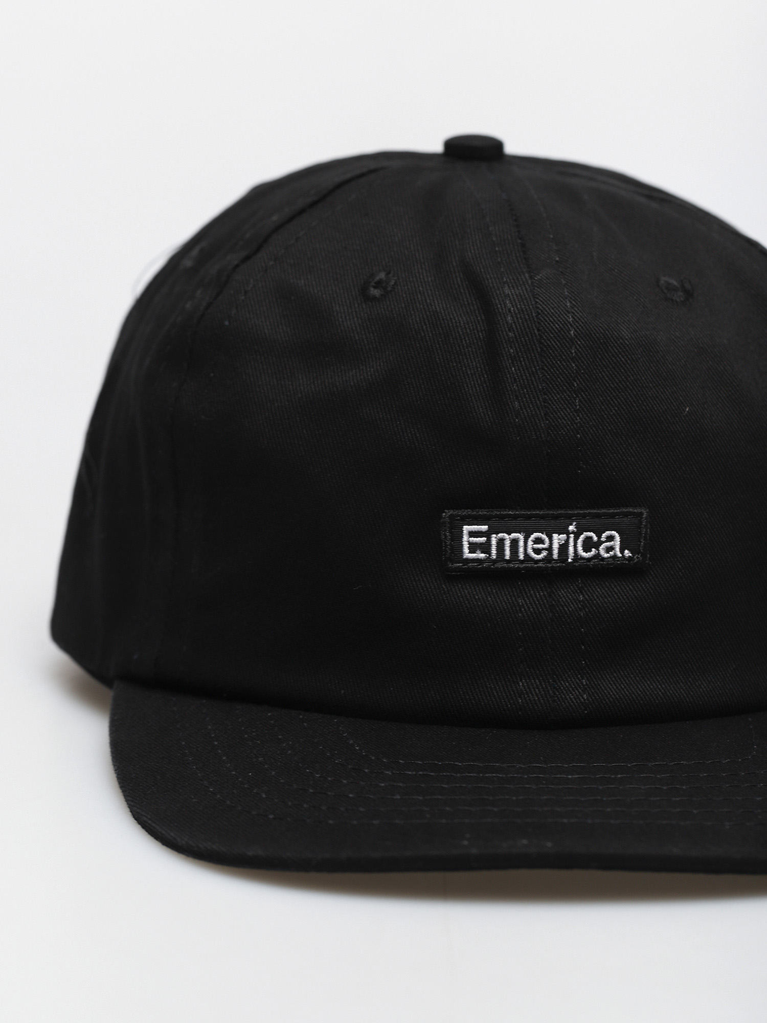 Emerica Pure Patch 6 Panel Snapback Baseball sapka (black)