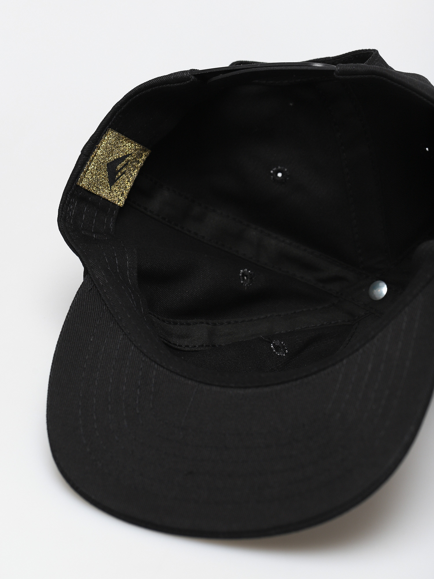 Emerica Pure Patch 6 Panel Snapback Baseball sapka (black)