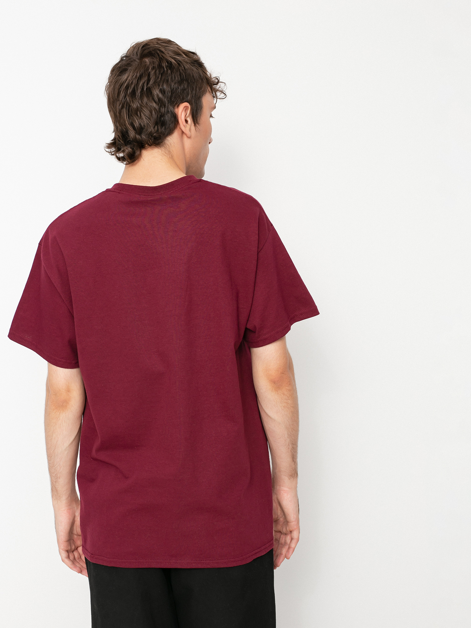 Thrasher Rainbow Mag póló (maroon)