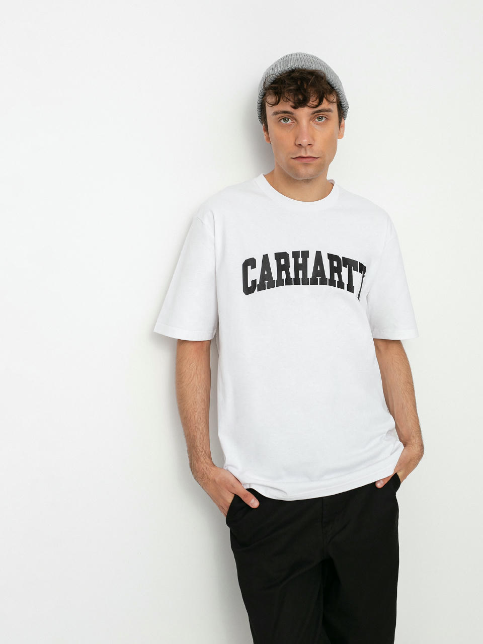 Carhartt WIP University Póló (white/black)