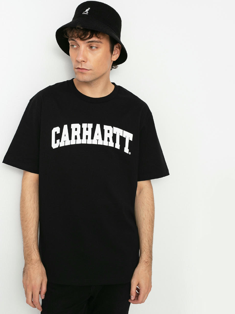 Carhartt WIP University Póló (black/white)