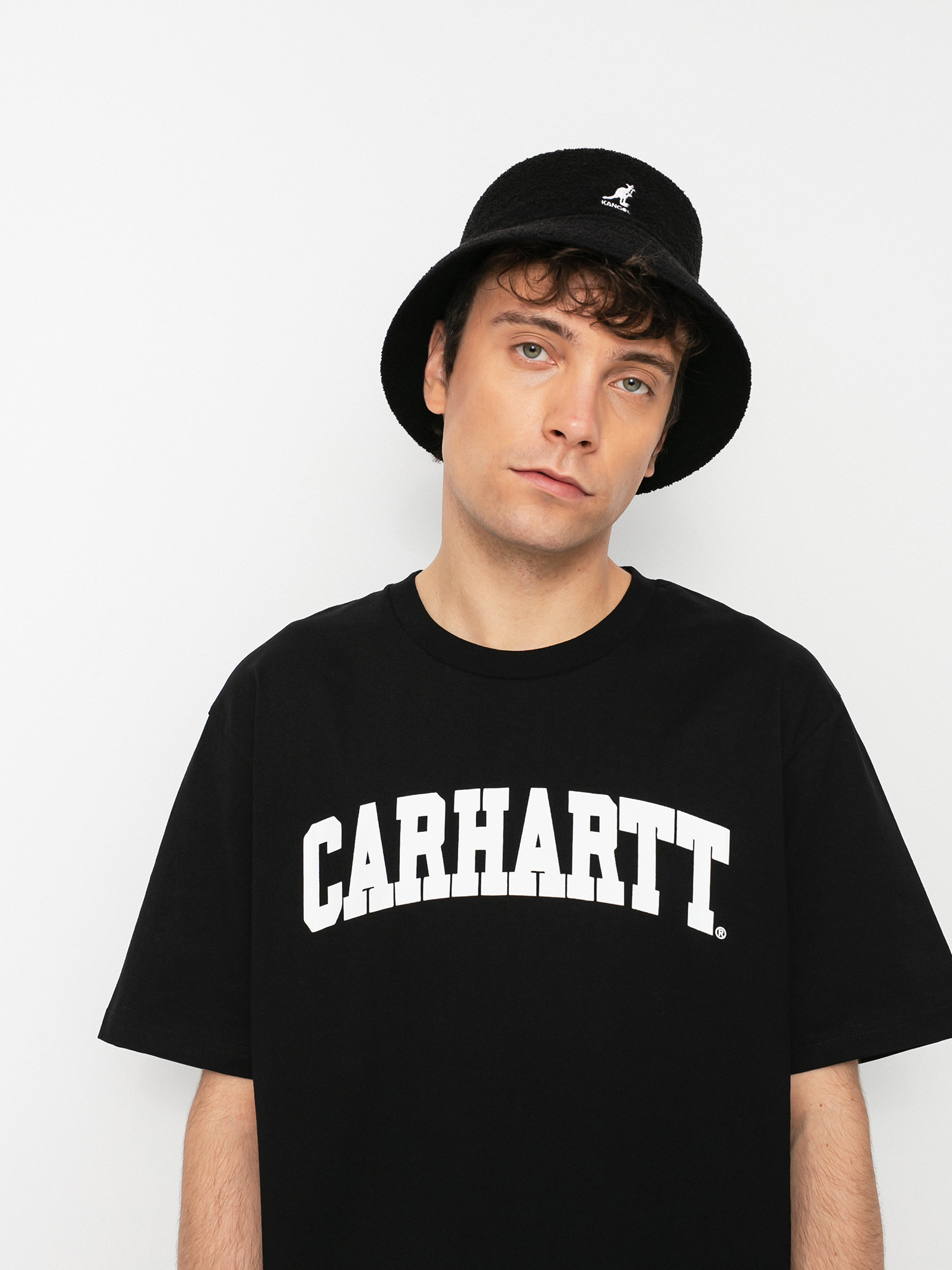 Carhartt WIP University Póló (black/white)