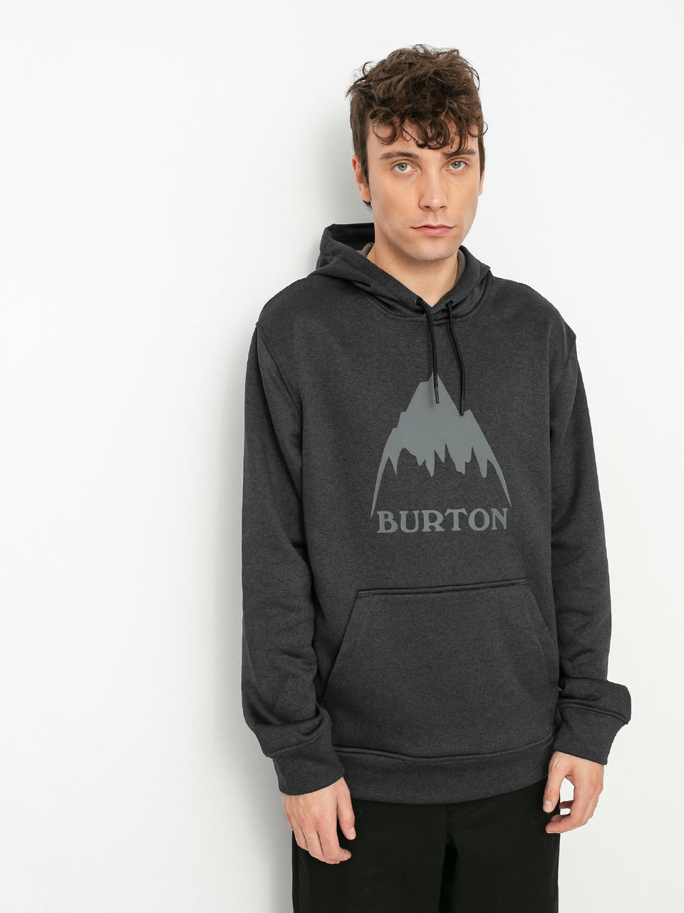 Burton Oak HD Thermo pulóver (true black heather)