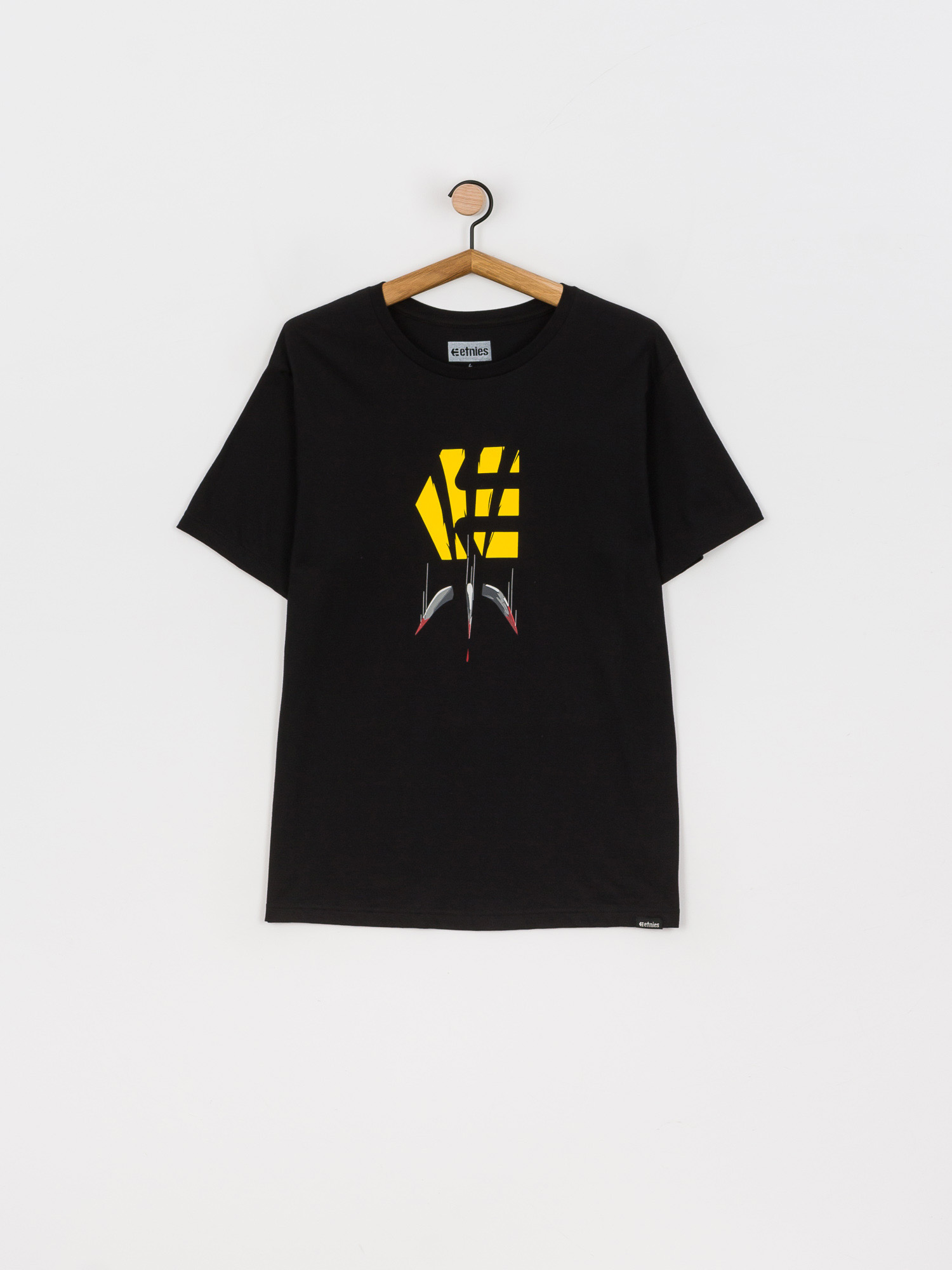 Etnies Wolverine Claw póló (black/gold)