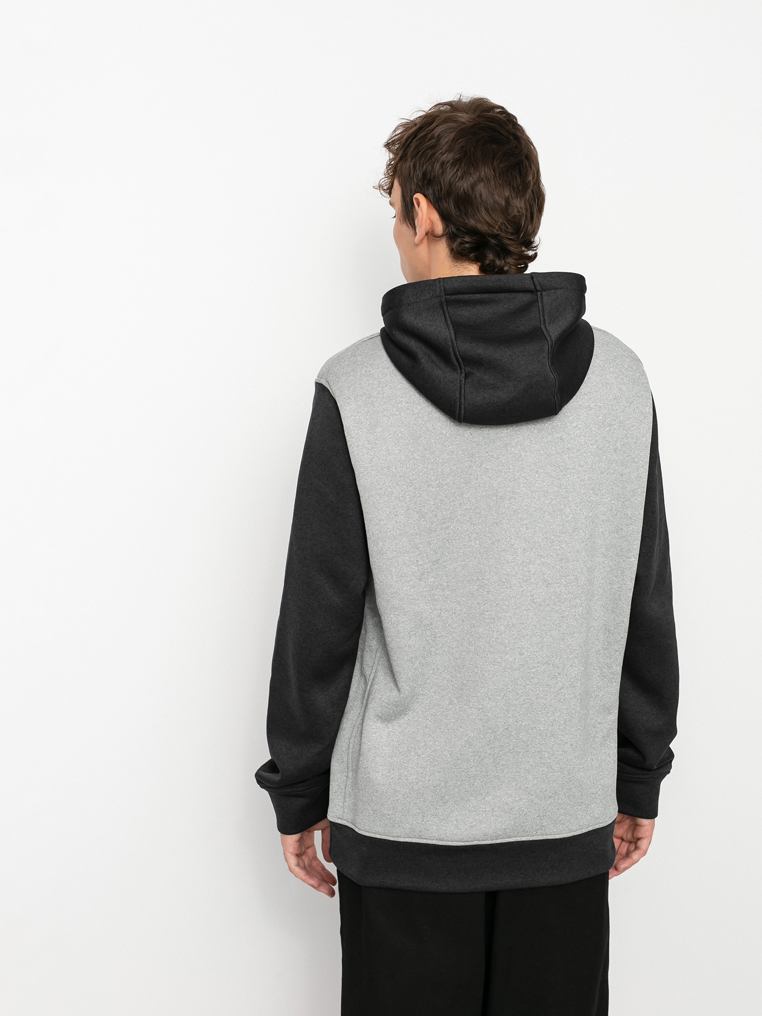 Férfi Thermo pulóver Burton Oak HD (gray heather/true black)