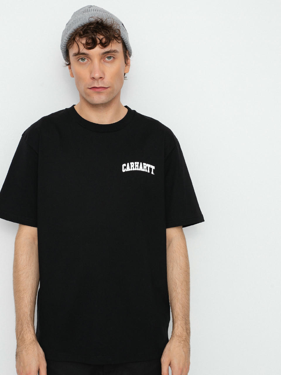 Carhartt WIP University Script Póló (black/white)