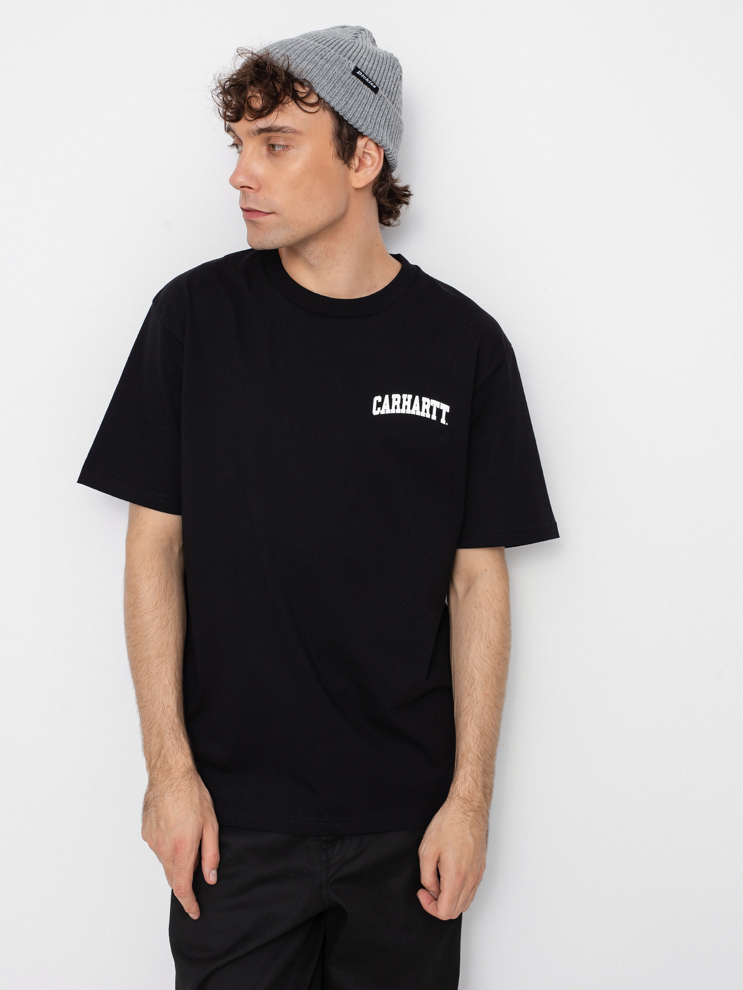 Carhartt WIP University Script Póló (black/white)