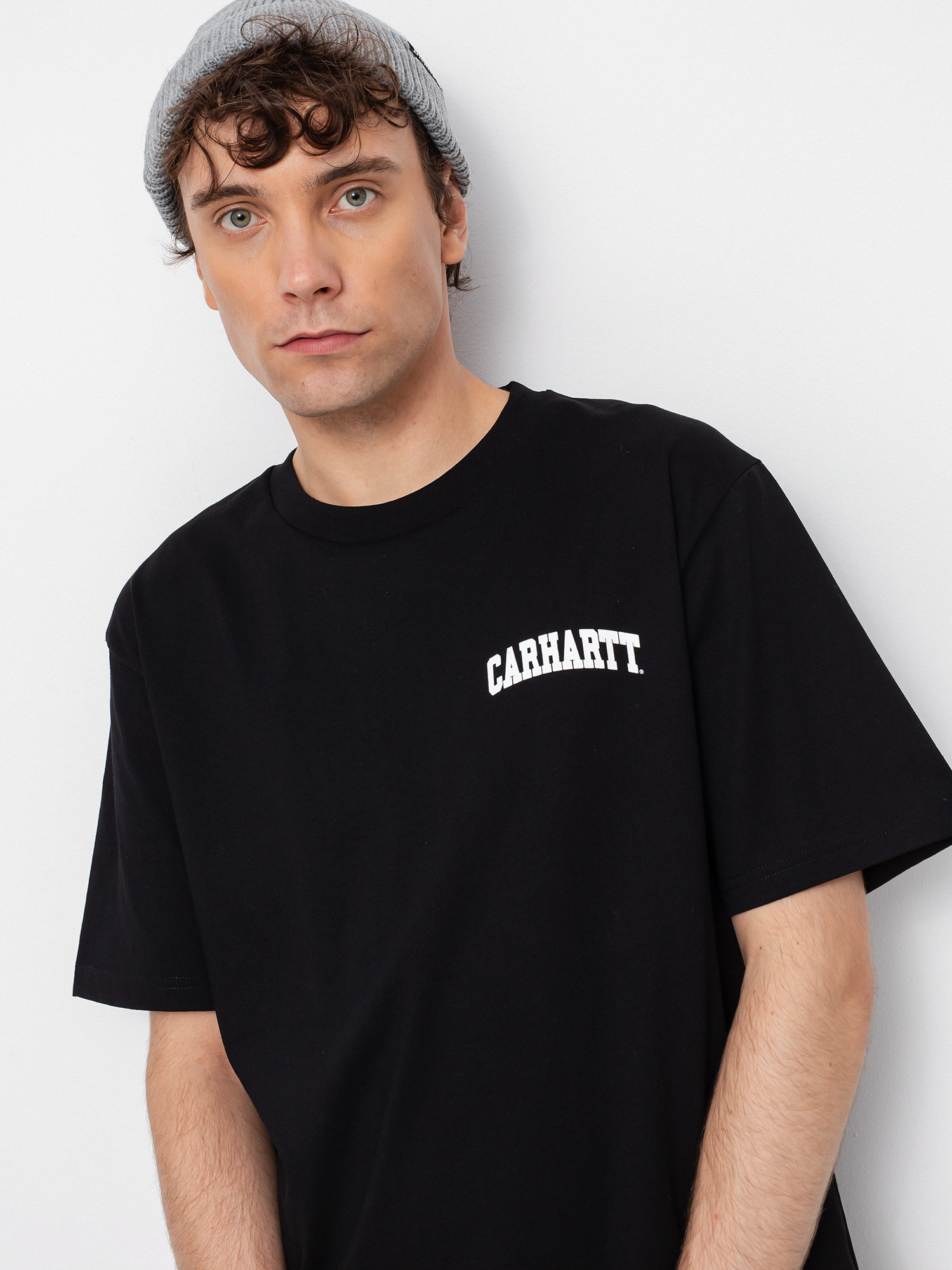 Carhartt WIP University Script Póló (black/white)