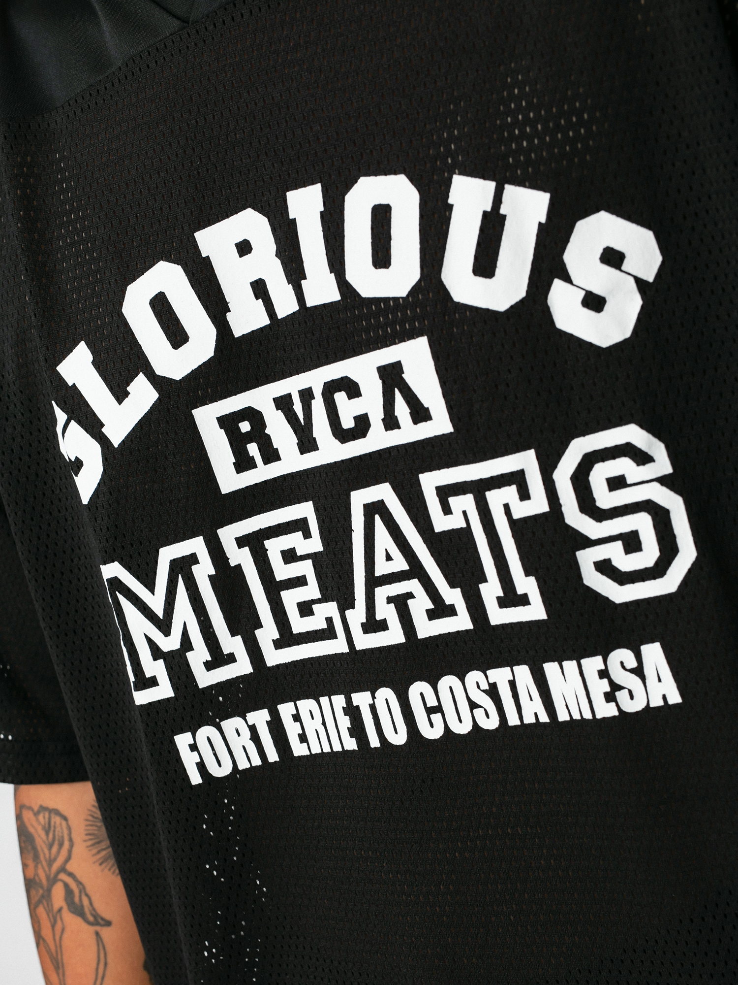 RVCA Matty Practice Jerse póló (black)