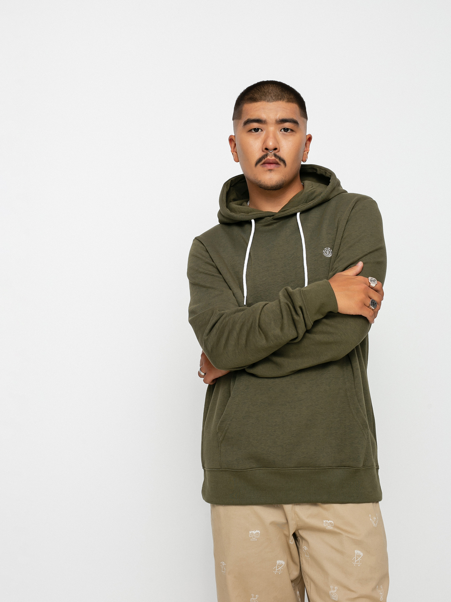 Element Cornell Classic HD Kapucnis pulóver (army)