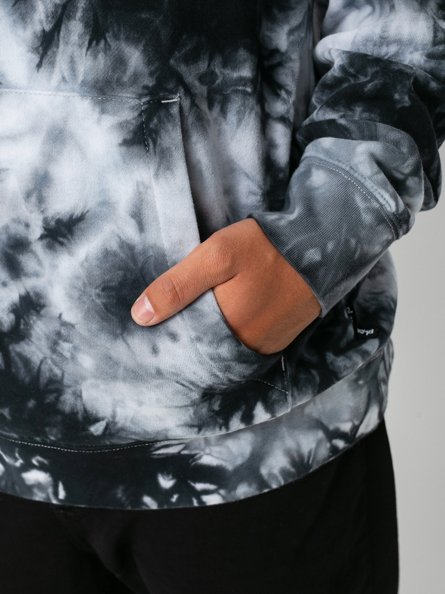 Element Pota Crusade HD Kapucnis pulóver (black white)