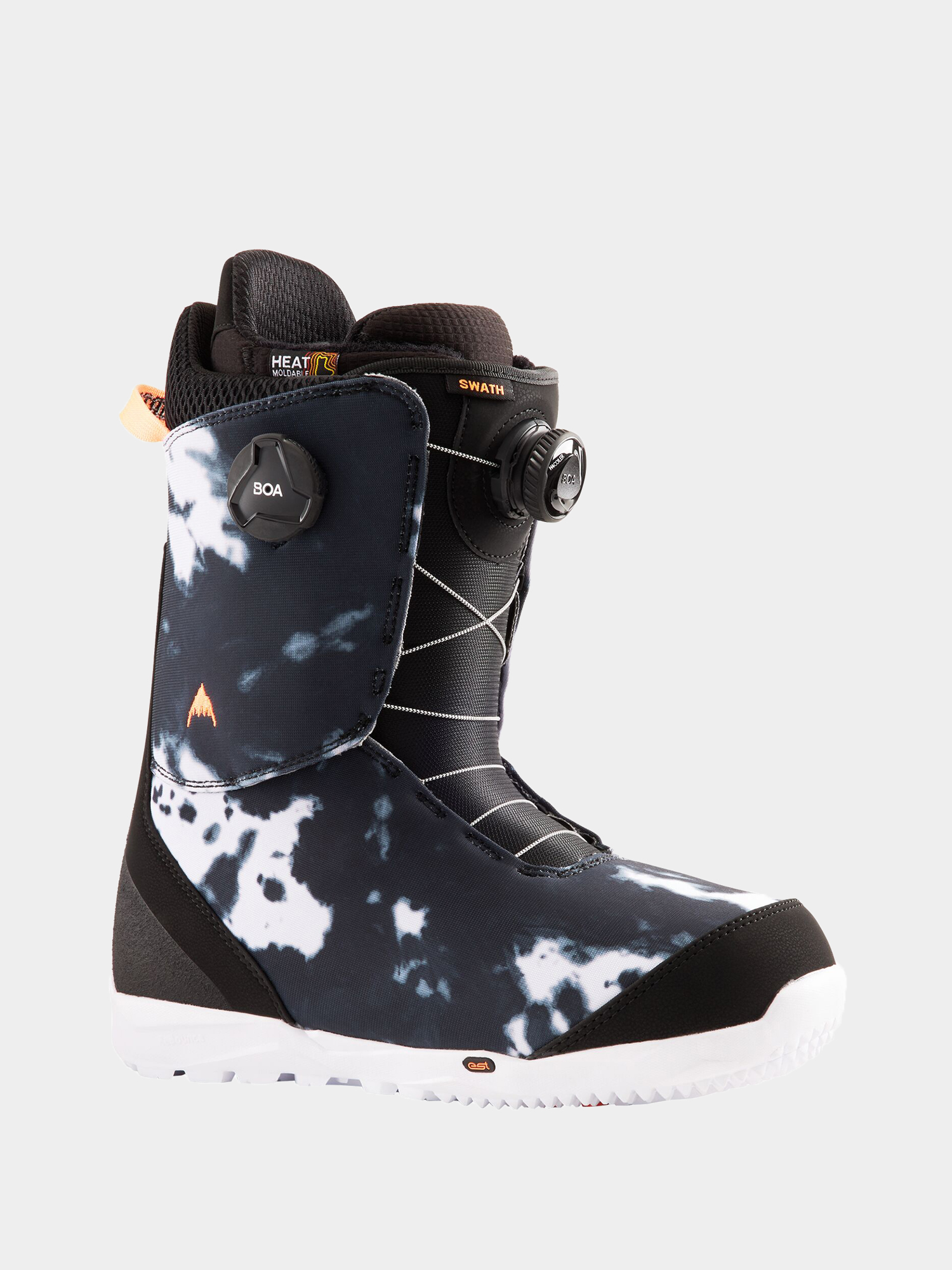 Férfi Burton Swath Boa Snowboard cipők (black/print)