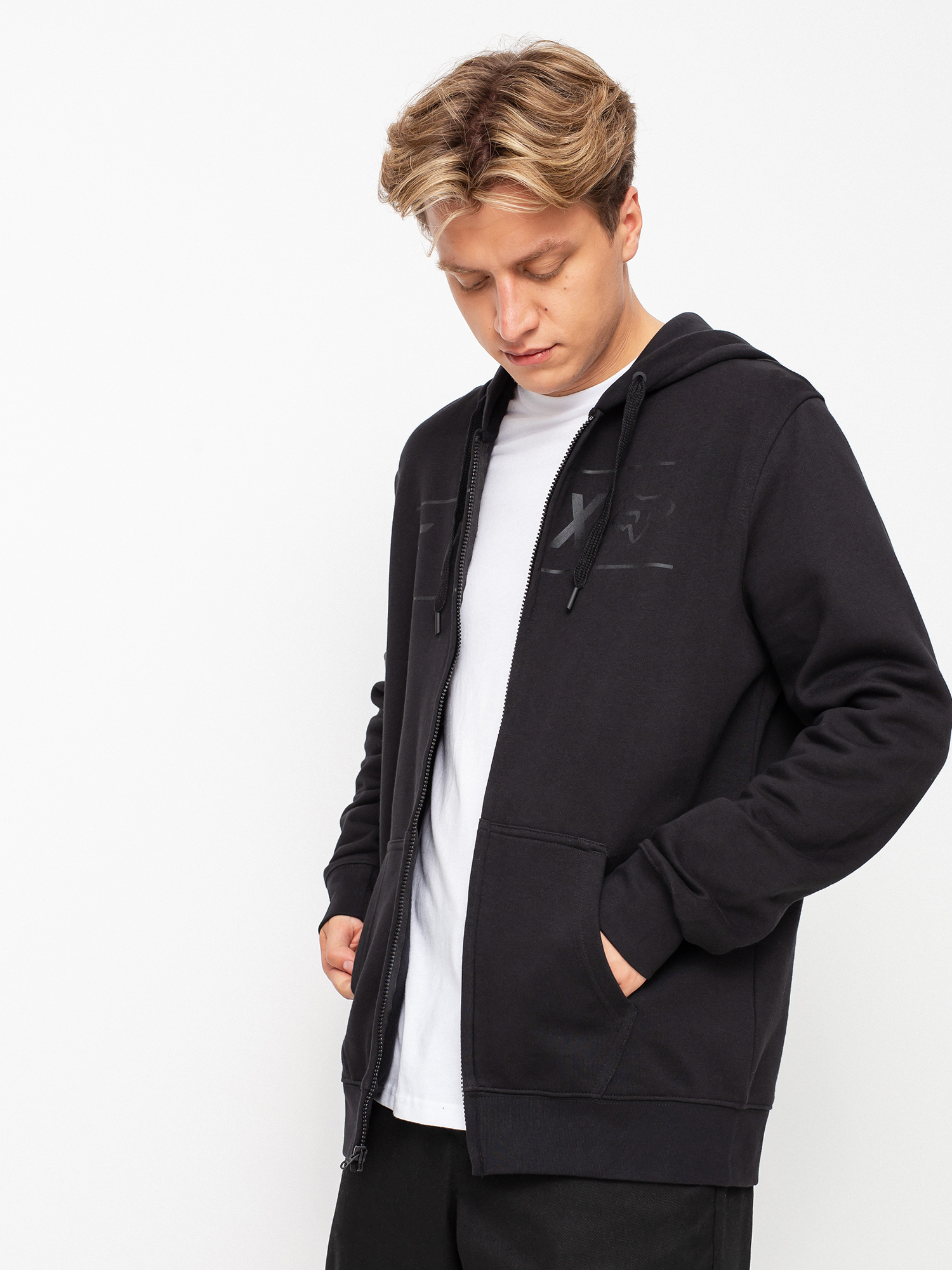 Fox Pinnacle ZHD Kapucnis pulóver (blk/blk)