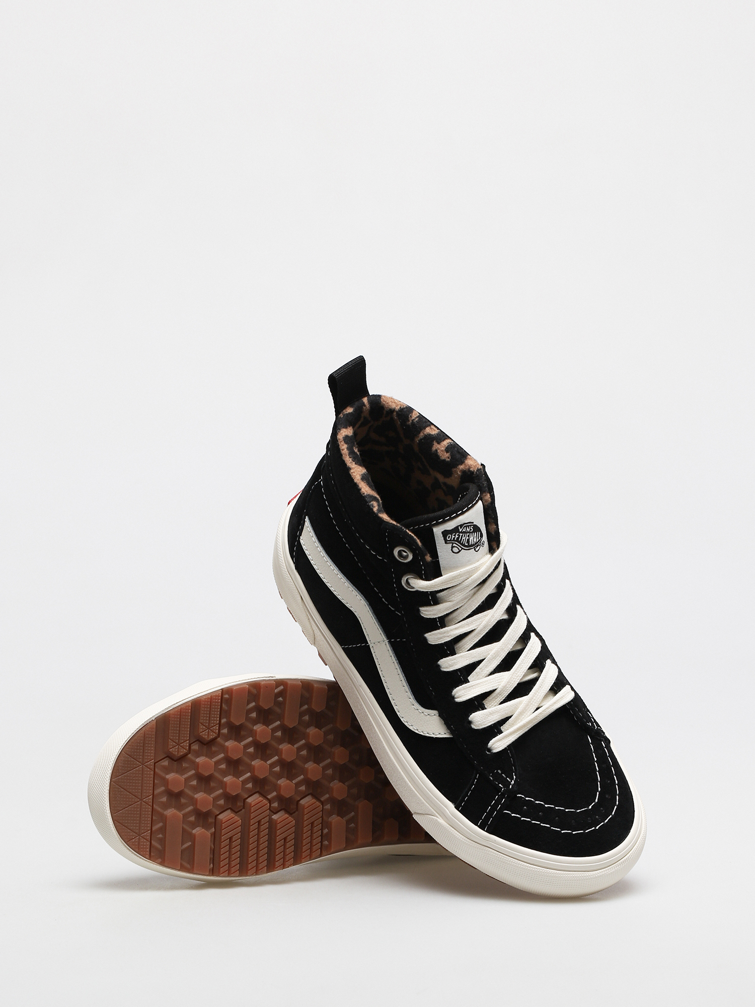 Vans Sk8 Hi MTE 1 Cipők (suede/black/leopard)