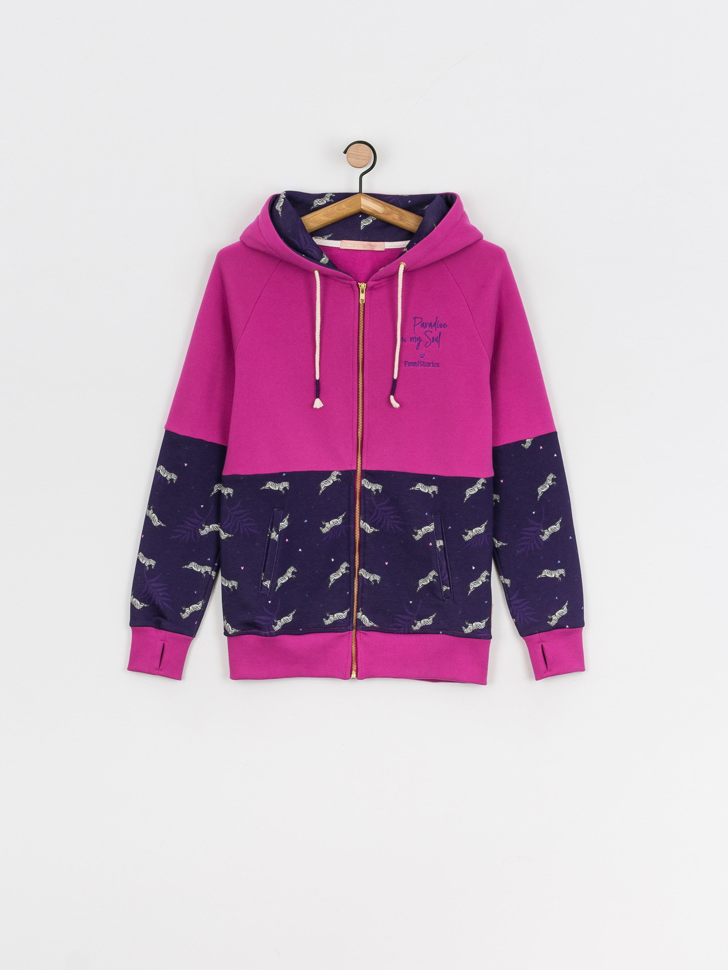 Femi Stories Mago ZHD Kapucnis pulóver Wmn (pzbr)