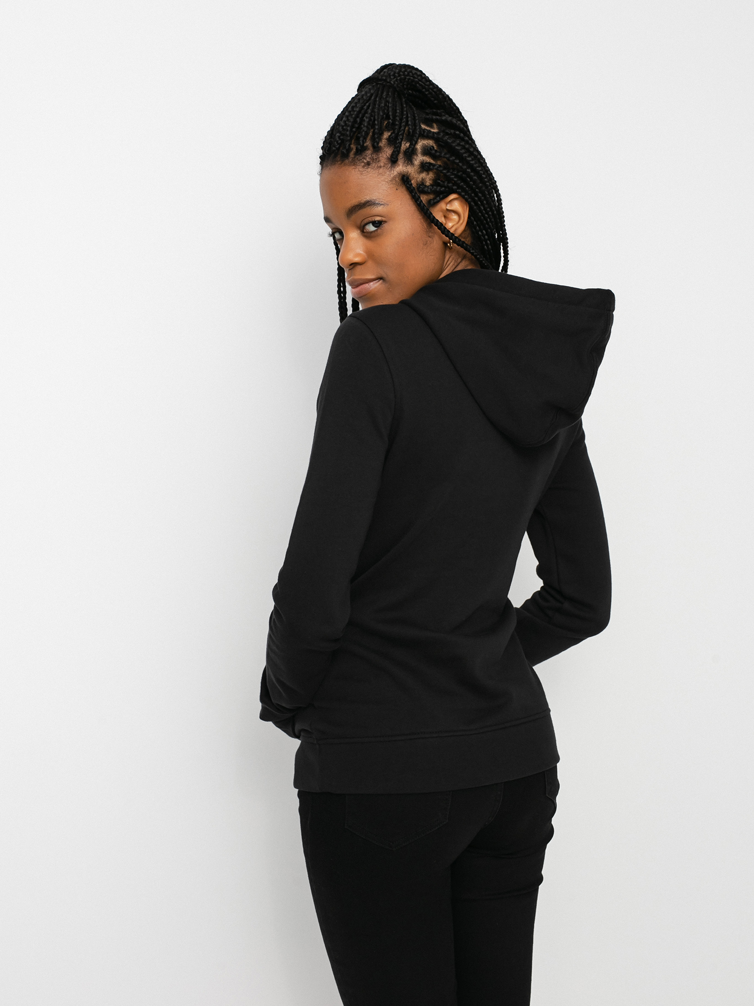 Fox Boundary HD Kapucnis pulóver Wmn (blk/pnk)