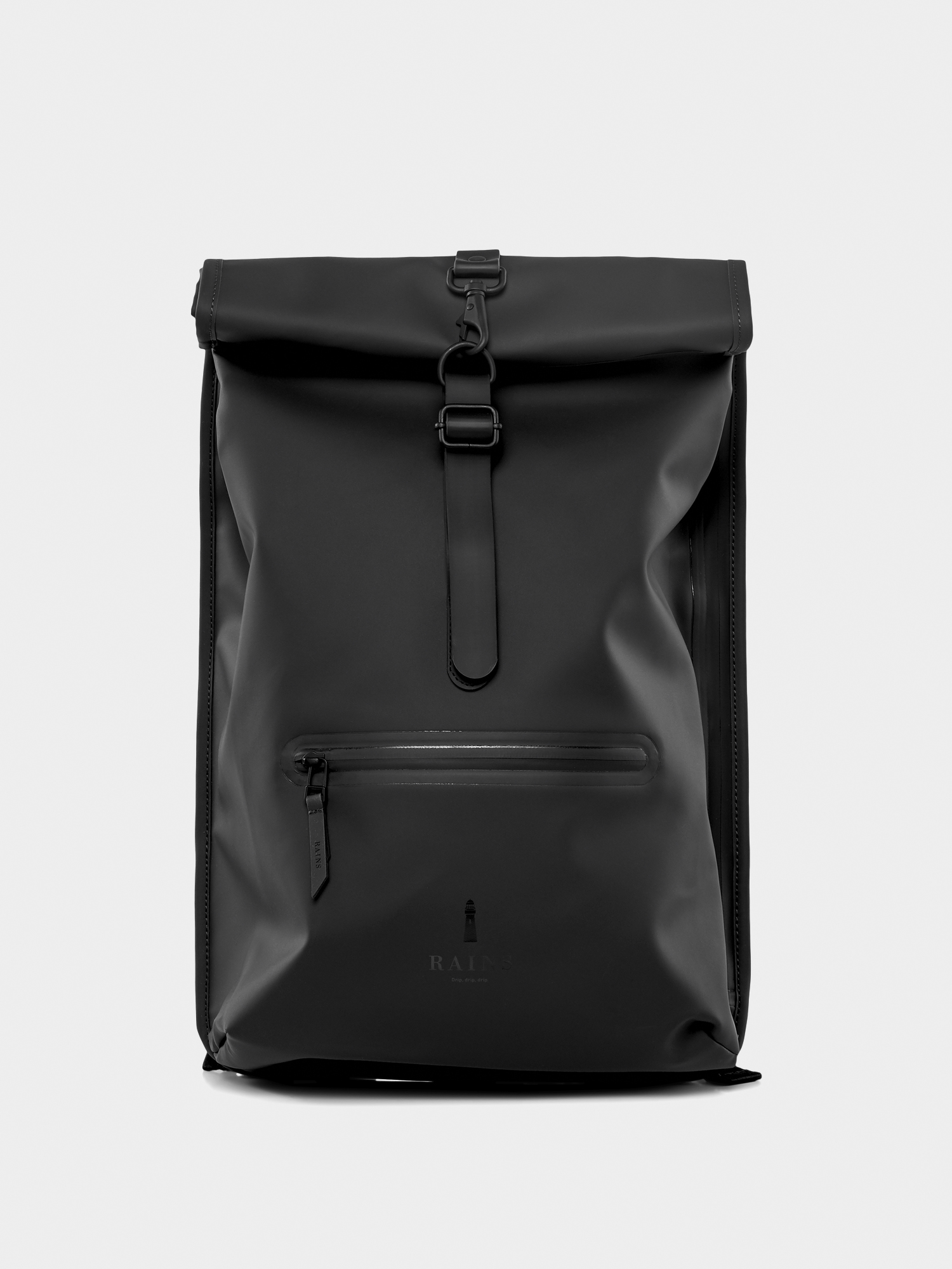 Rains Rolltop Hátizsák (black)