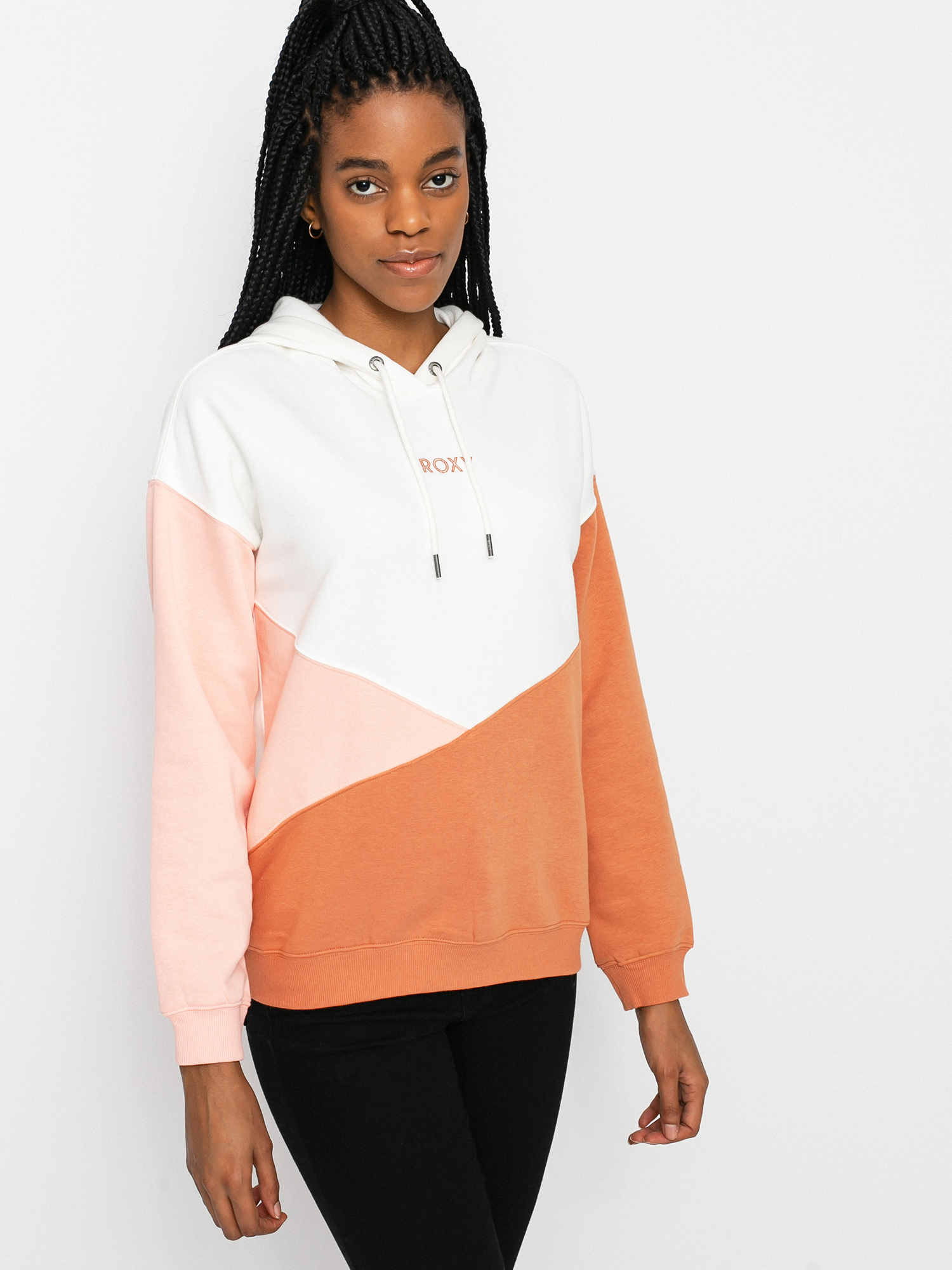 Roxy Hitch A Ride HD Kapucnis pulóver Wmn (snow white)