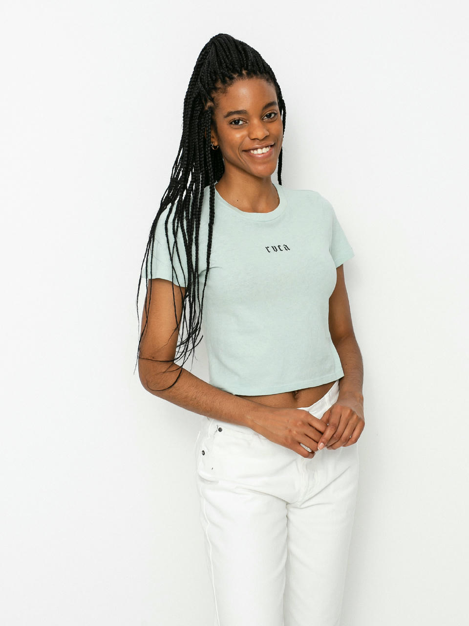 RVCA Benj Snakes póló Wmn (haze blue)