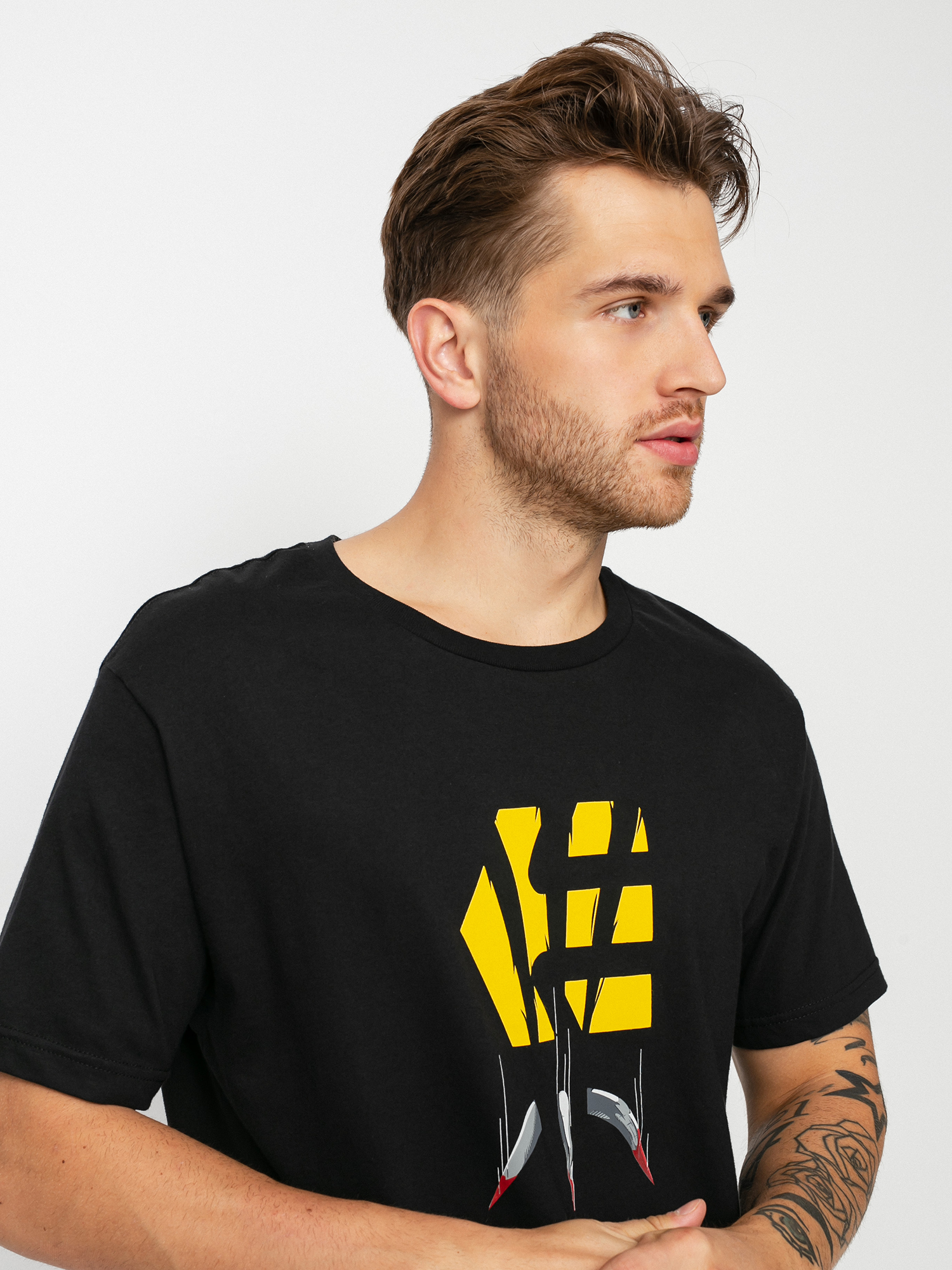 Etnies Wolverine Claw póló (black/gold)
