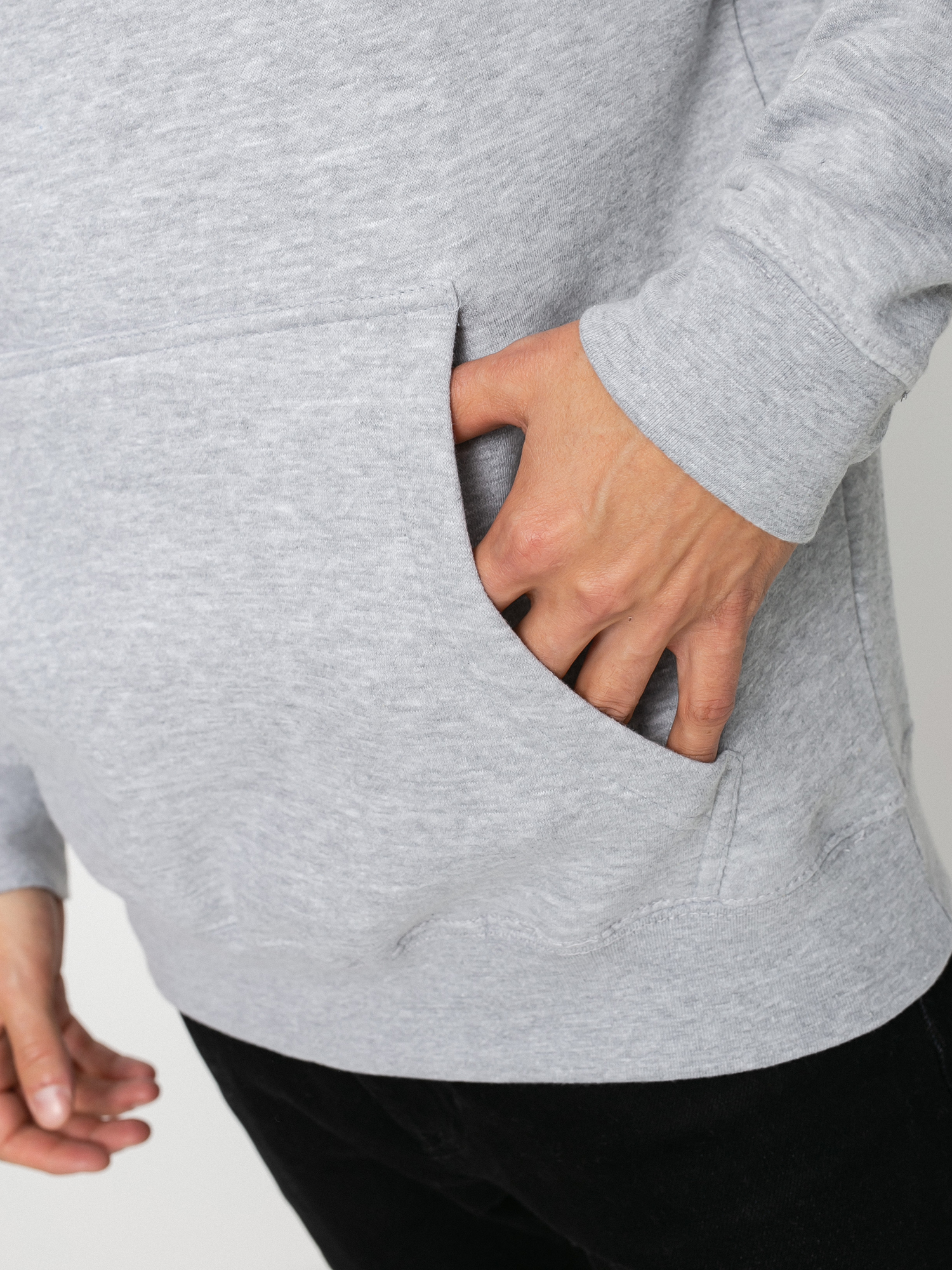 Emerica Micro Pure Patch HD Kapucnis pulóver (grey/heather)