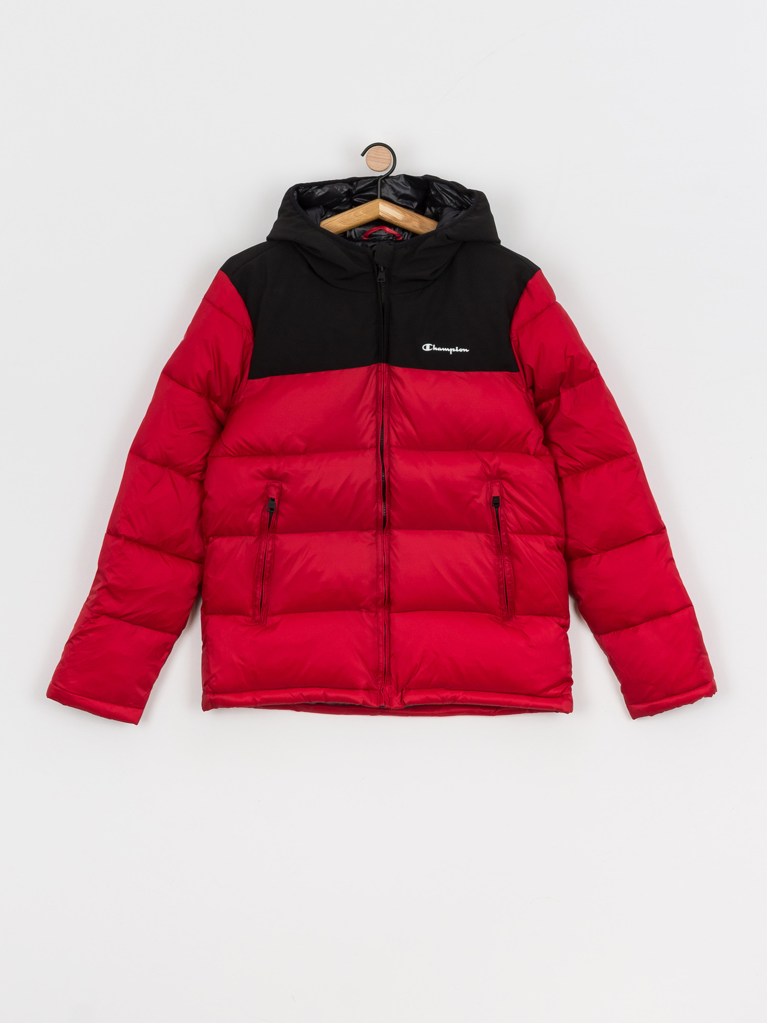Champion Legacy Hooded Jacket 216652 Dzseki (htr/nbk)