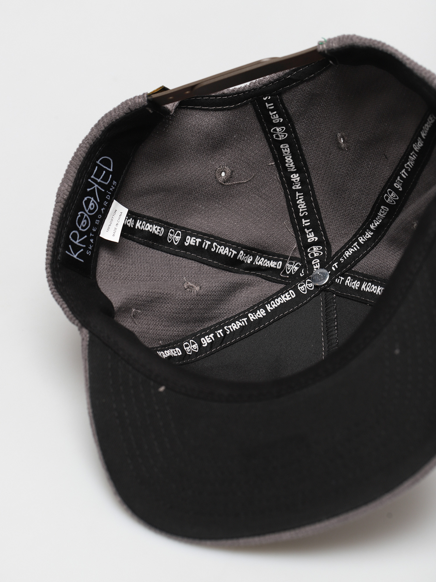 Krooked Eyes Baseball sapka (grey/blue)