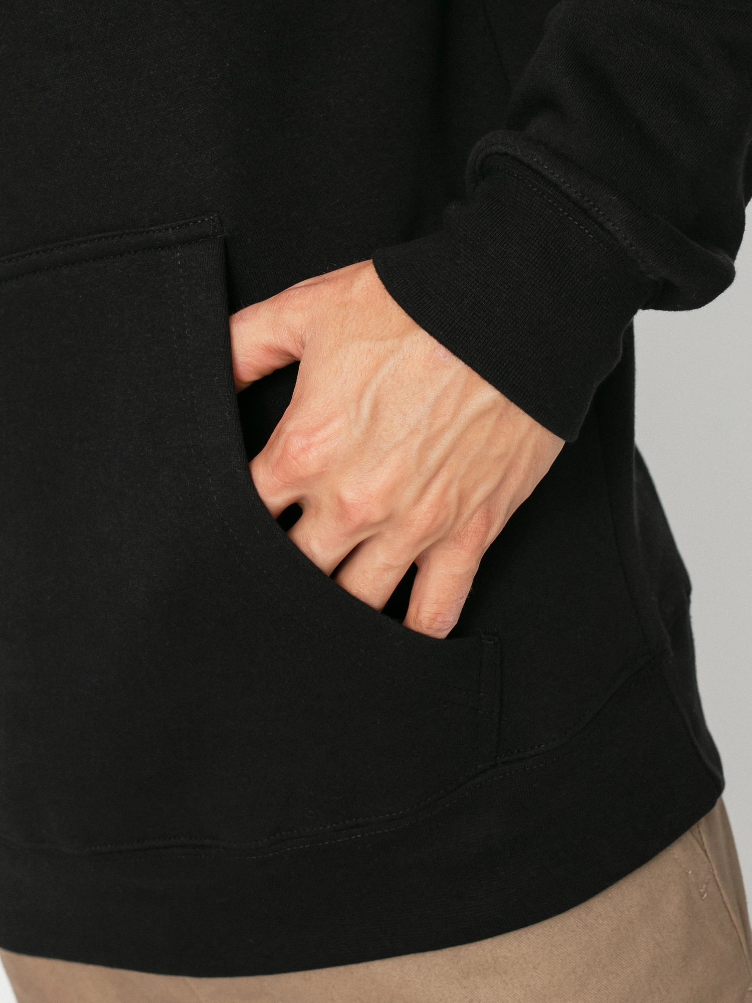 eS Mini Script HD Kapucnis pulóver (black)