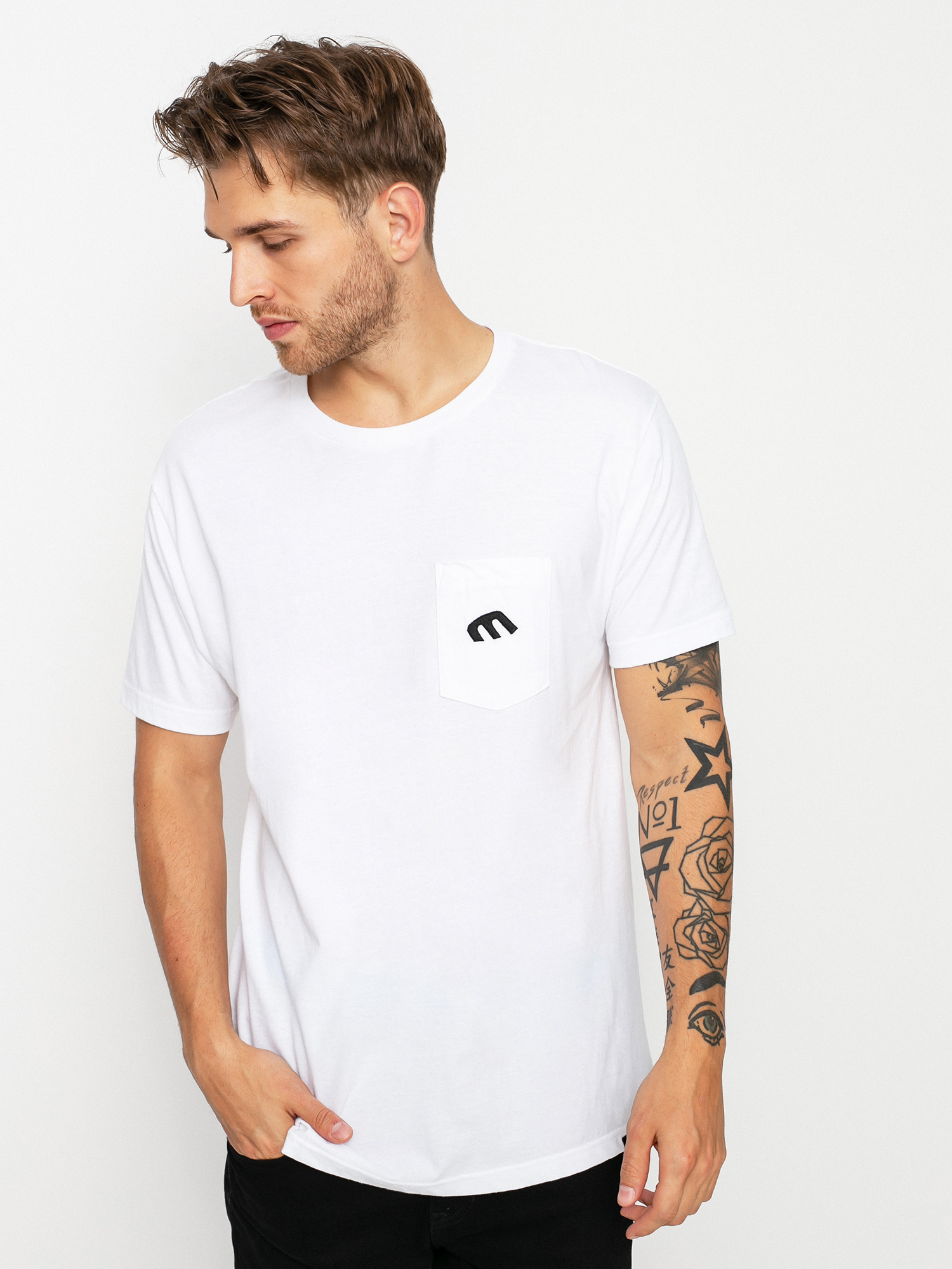 Etnies Style E Pocket póló (white)