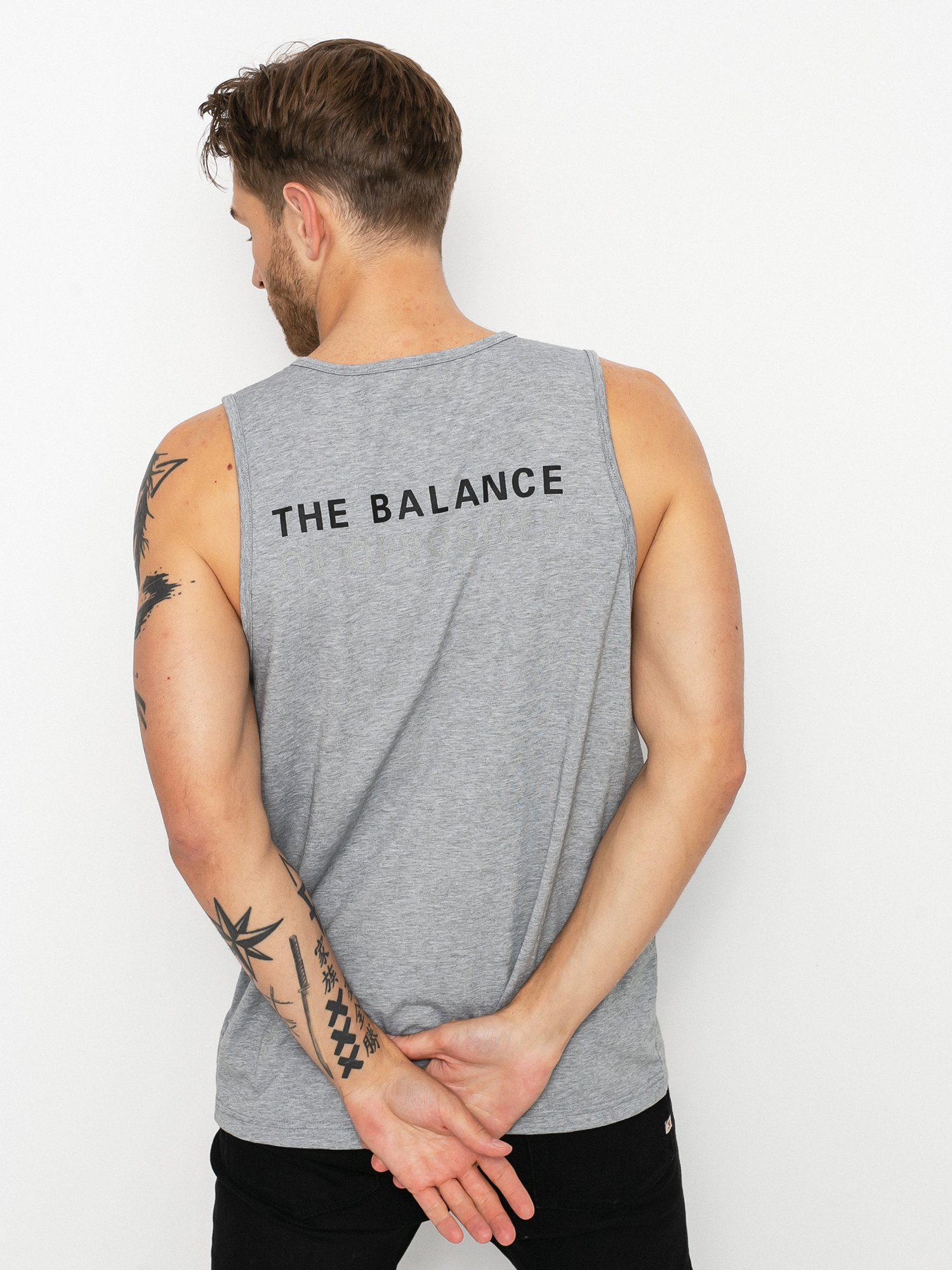 RVCA Big Rvca Banner póló (heather grey)