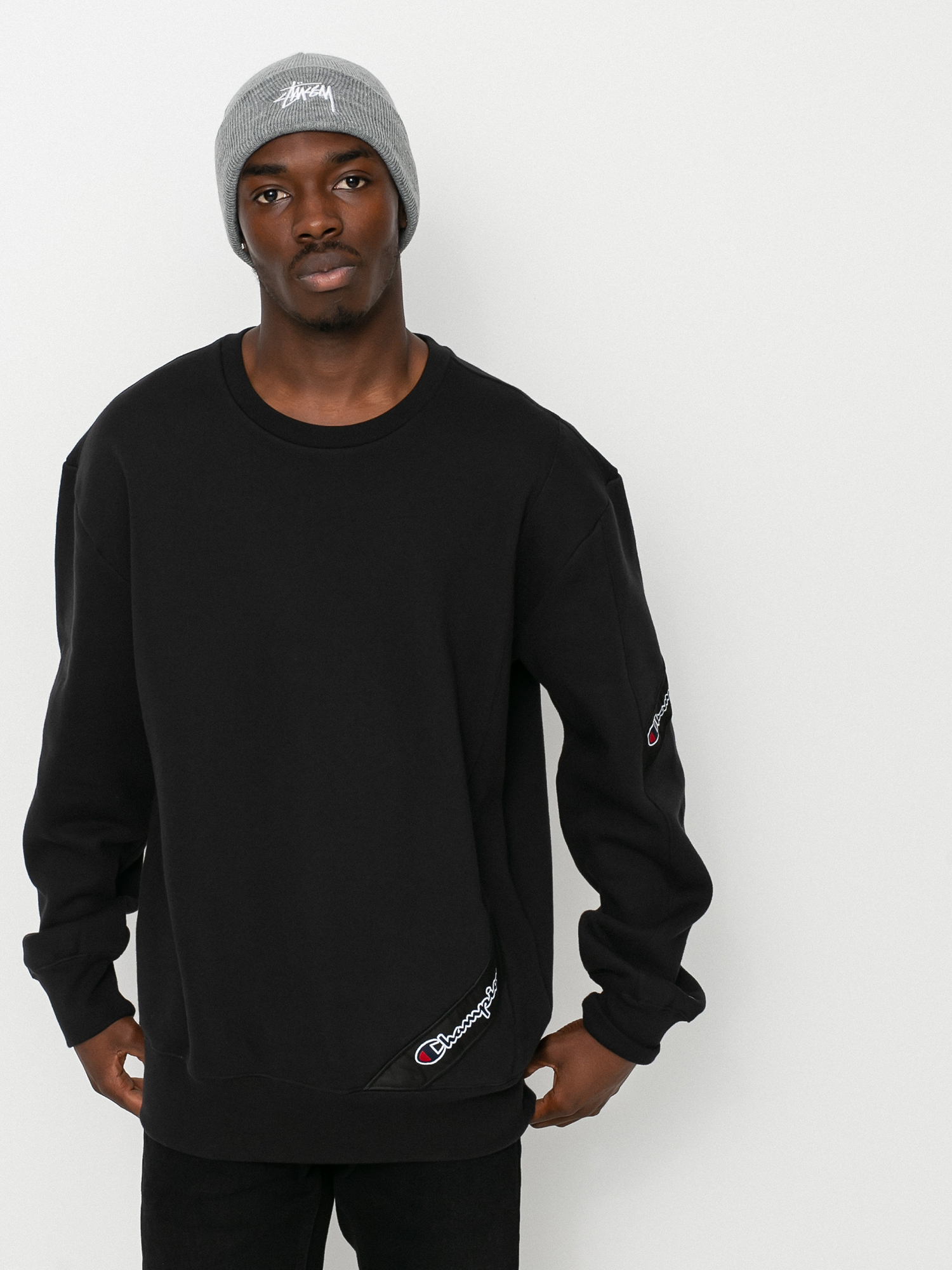 Champion Crewneck Sweatshirt Pulóver (nbk)