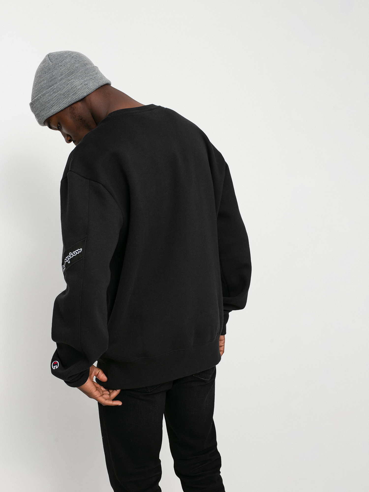 Champion Crewneck Sweatshirt Pulóver (nbk)