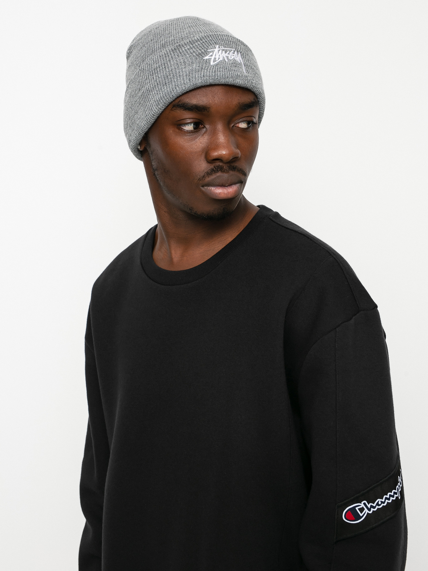 Champion Crewneck Sweatshirt Pulóver (nbk)