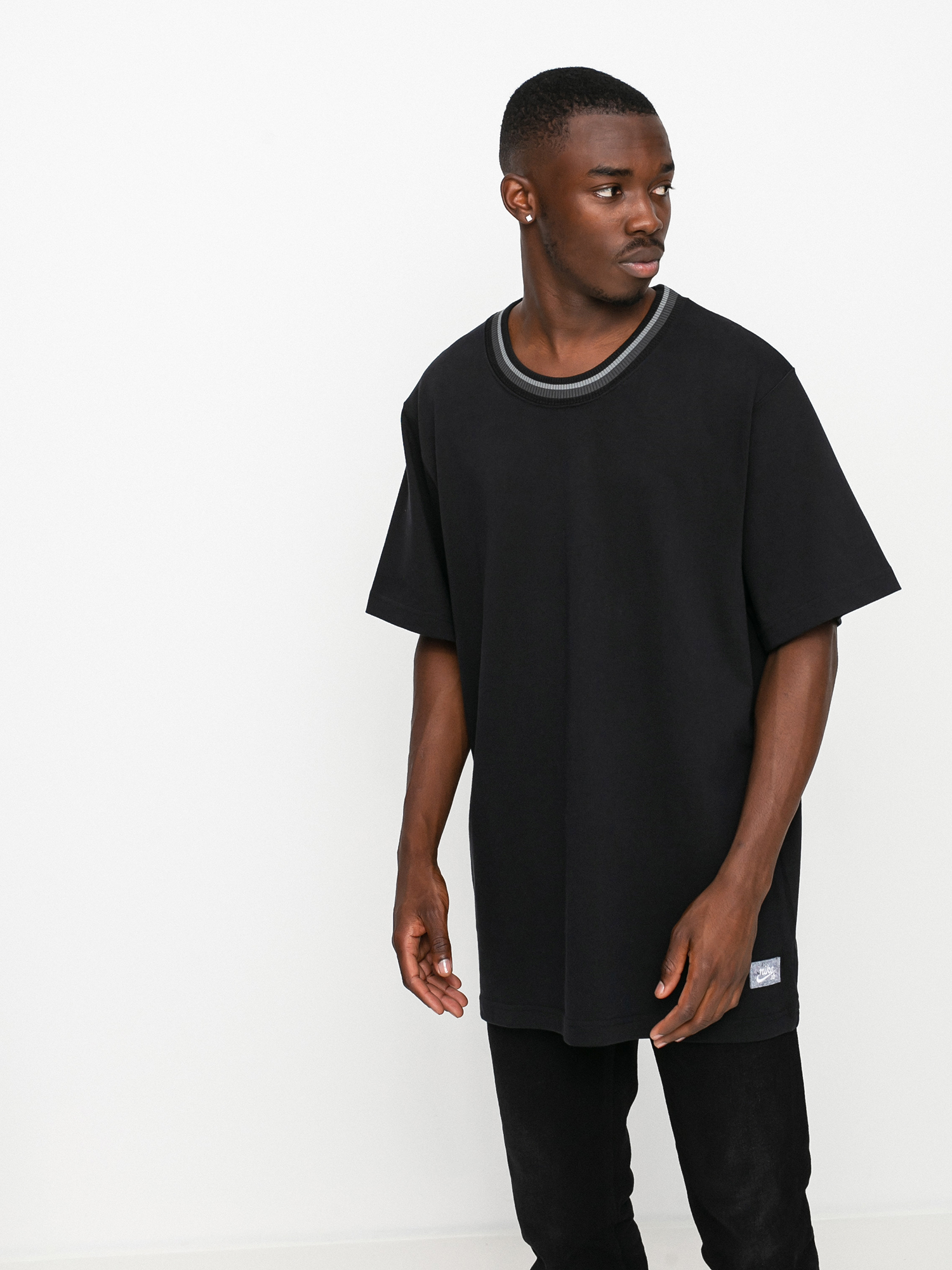 Nike SB Prem SSTNBL CTTN póló (black/sail)