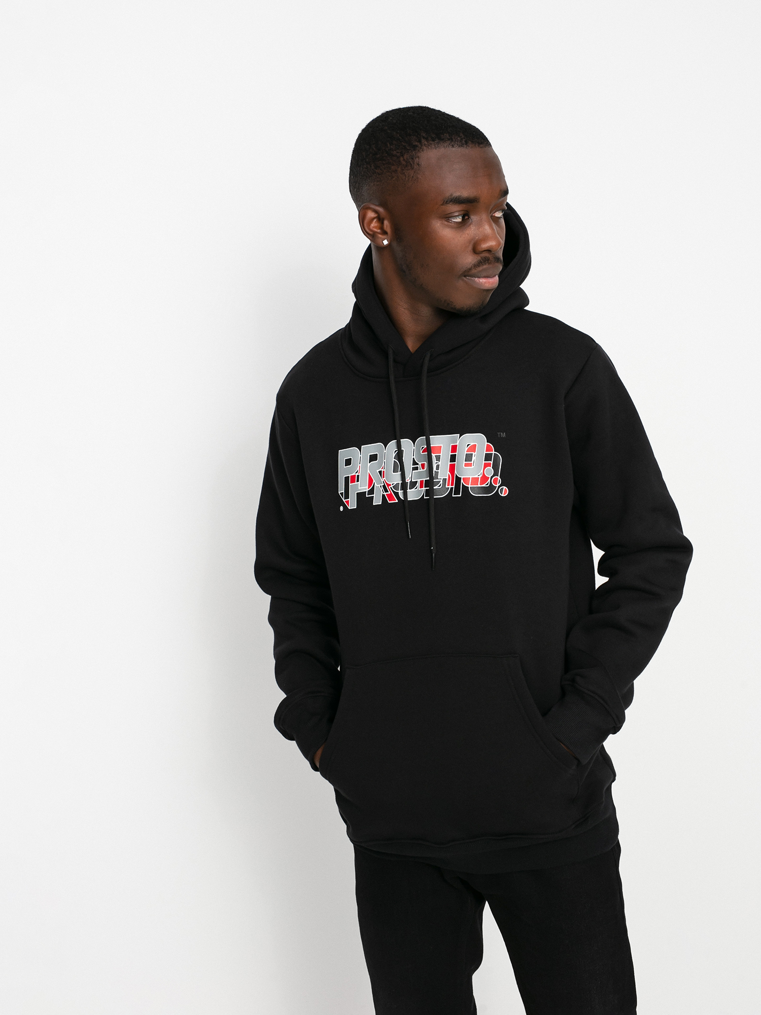 Prosto Year HD Kapucnis pulóver (Black)