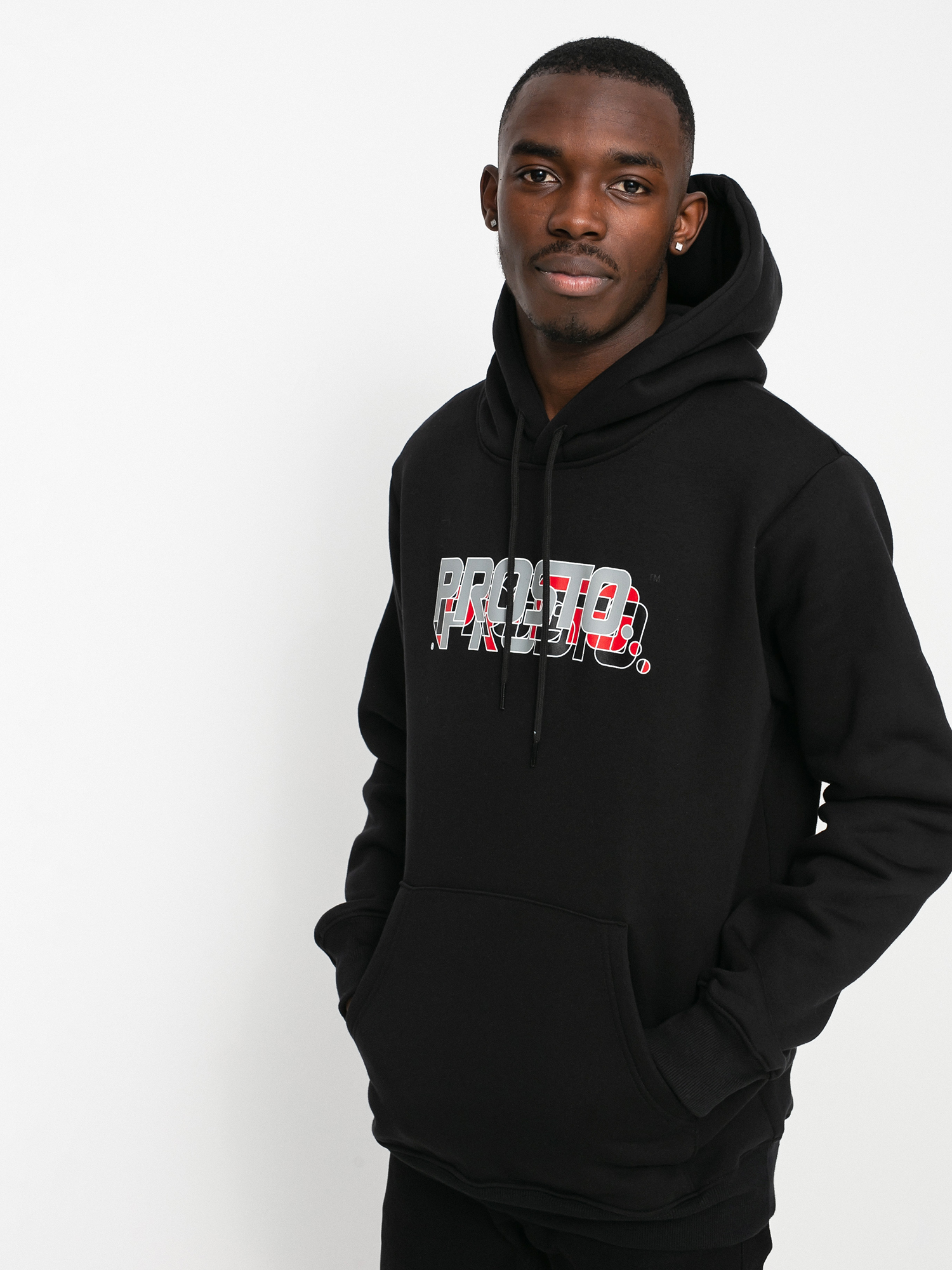 Prosto Year HD Kapucnis pulóver (Black)