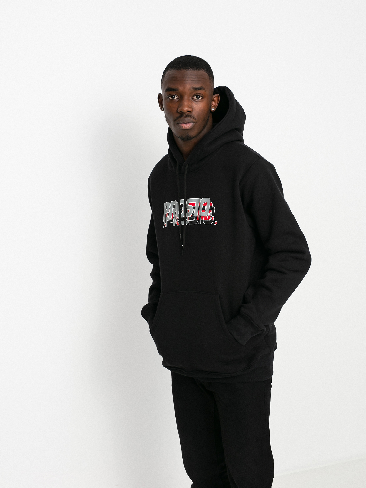 Prosto Year HD Kapucnis pulóver (Black)