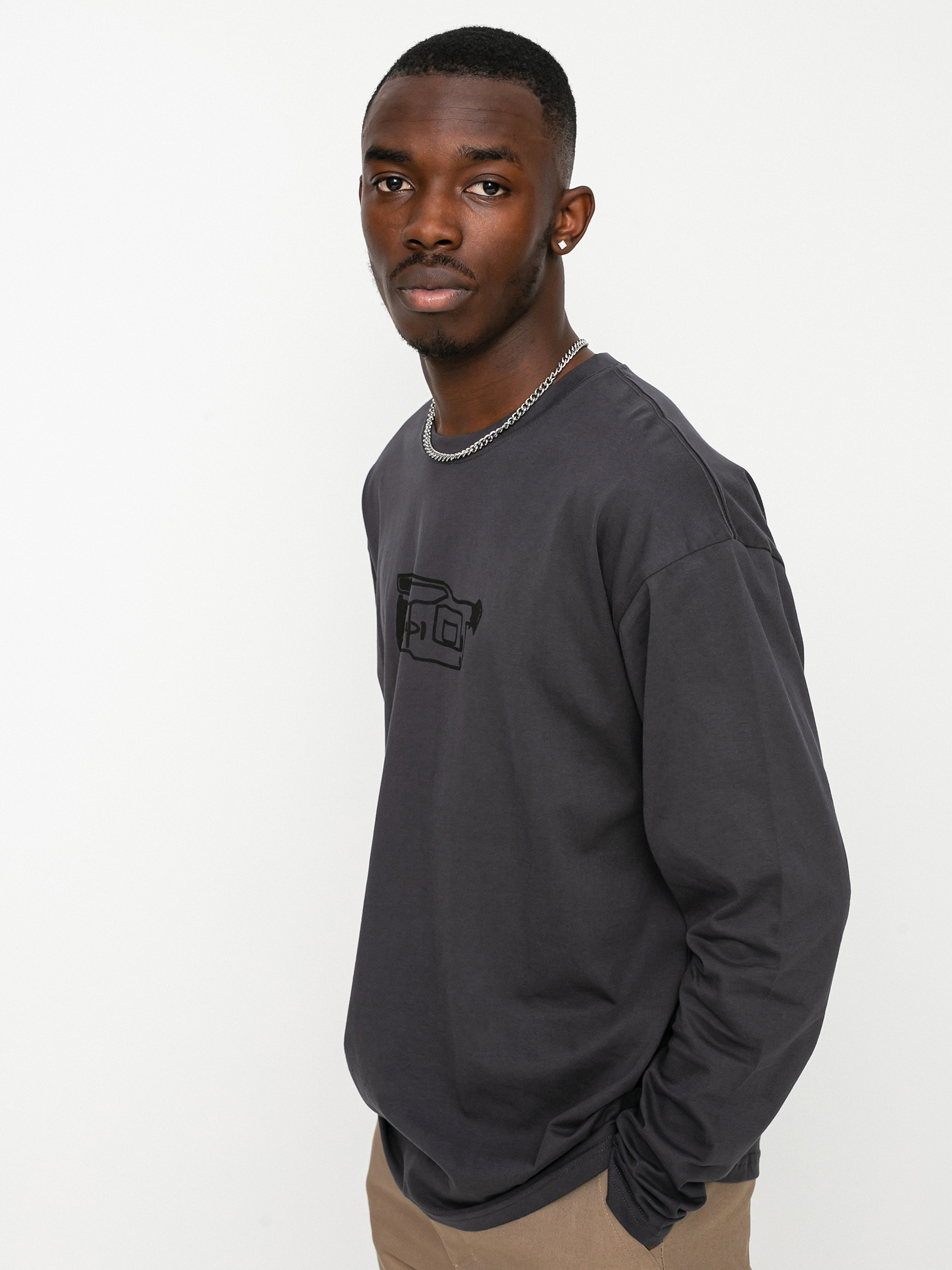 Enjoi Glitch Hosszú ujjú felső (vintage/black)