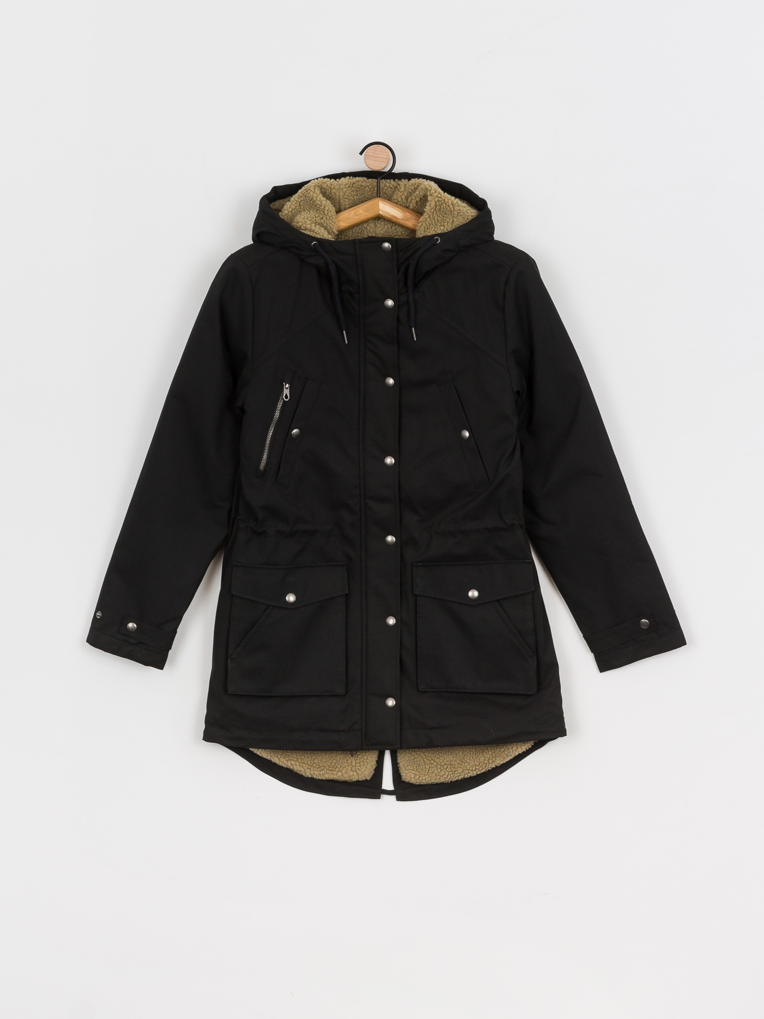 Volcom Walk On By 5K Parka Dzseki Wmn (black)
