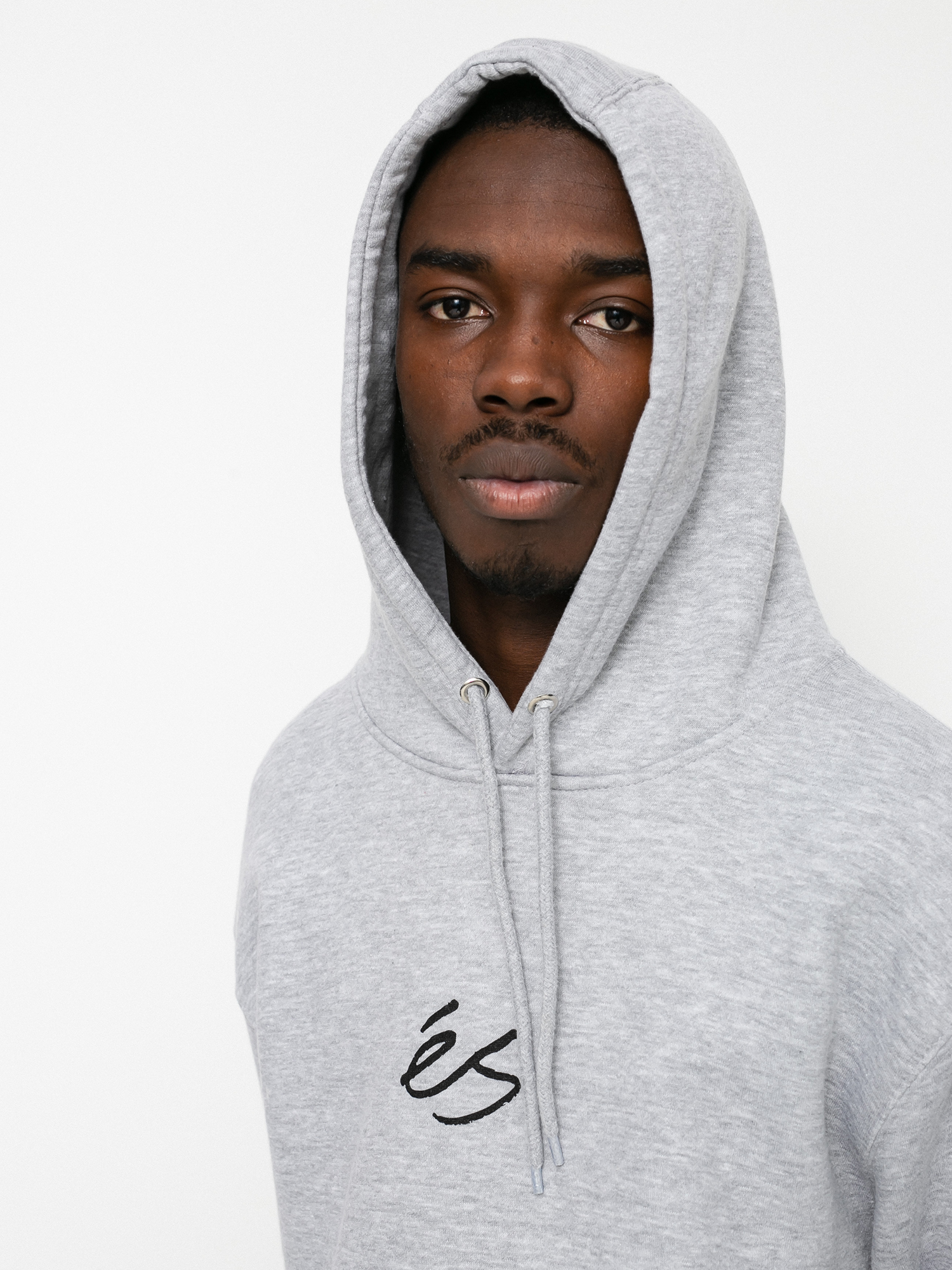 eS Mini Script HD Kapucnis pulóver (grey/heather)